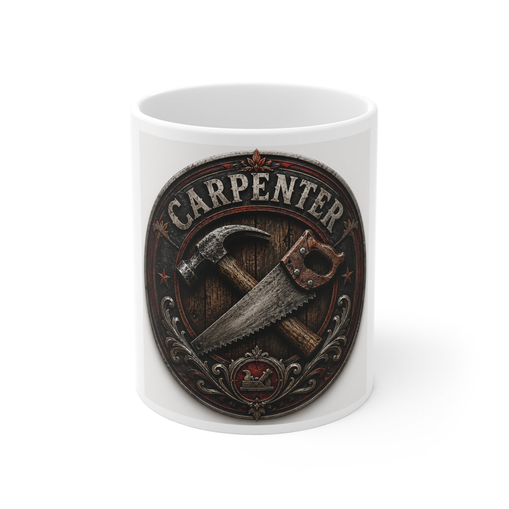 Carpenter's Toolbox Badge Mug