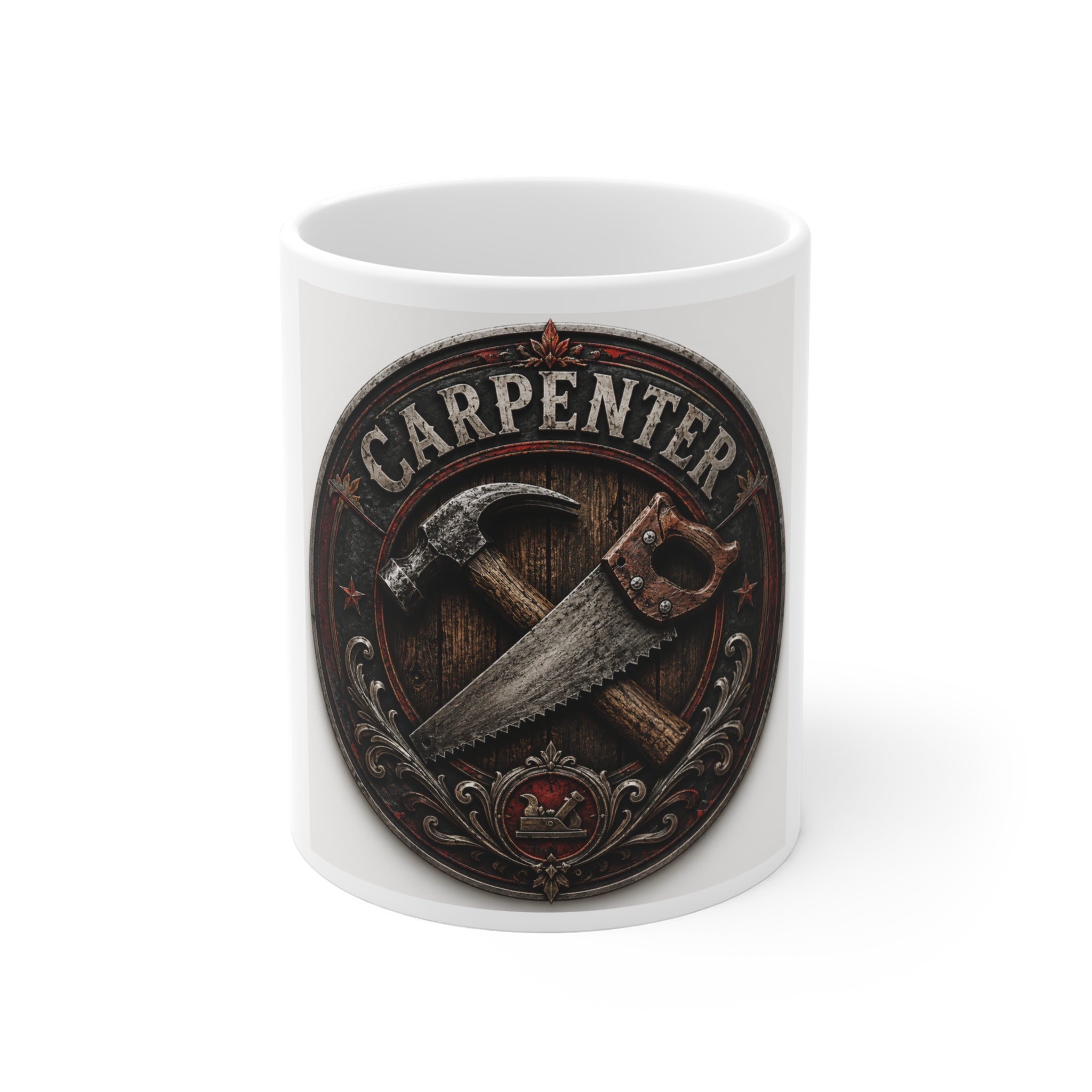 Carpenter's Toolbox Badge Mug