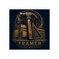 Built By Hand Framer Sticker