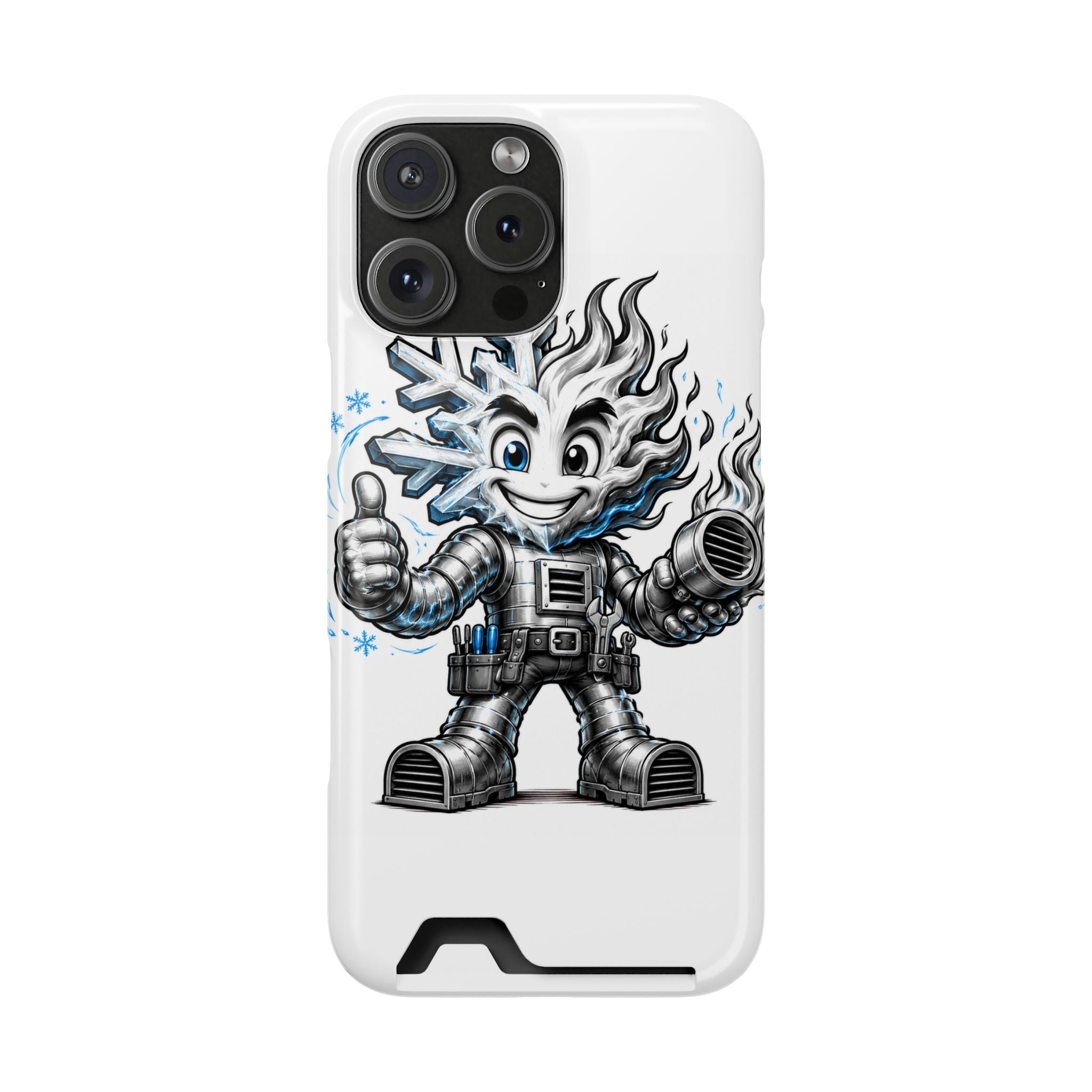 Chilly Robot Snowflake Buddy Phone Case