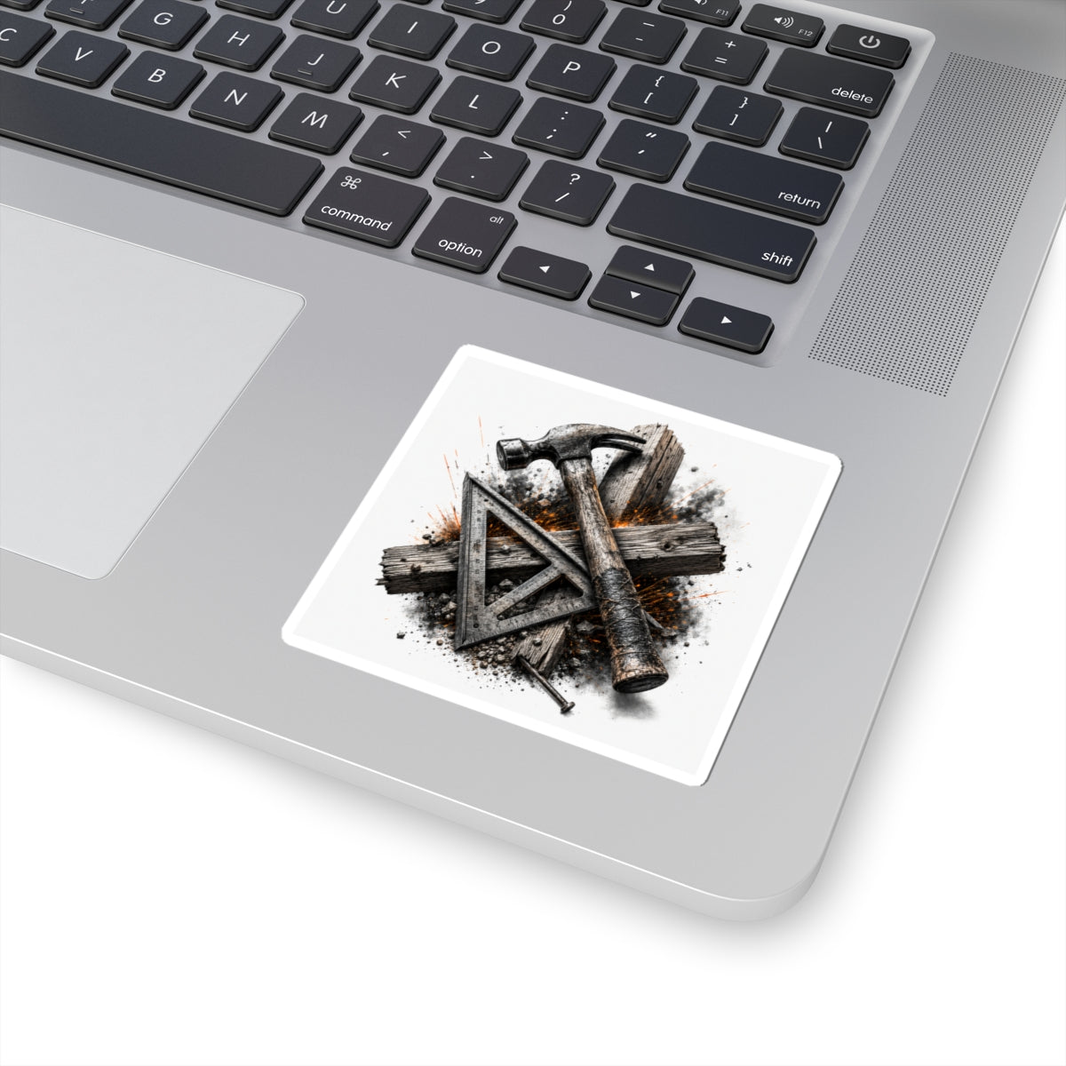 Tough Carpenter's Toolbox Sticker
