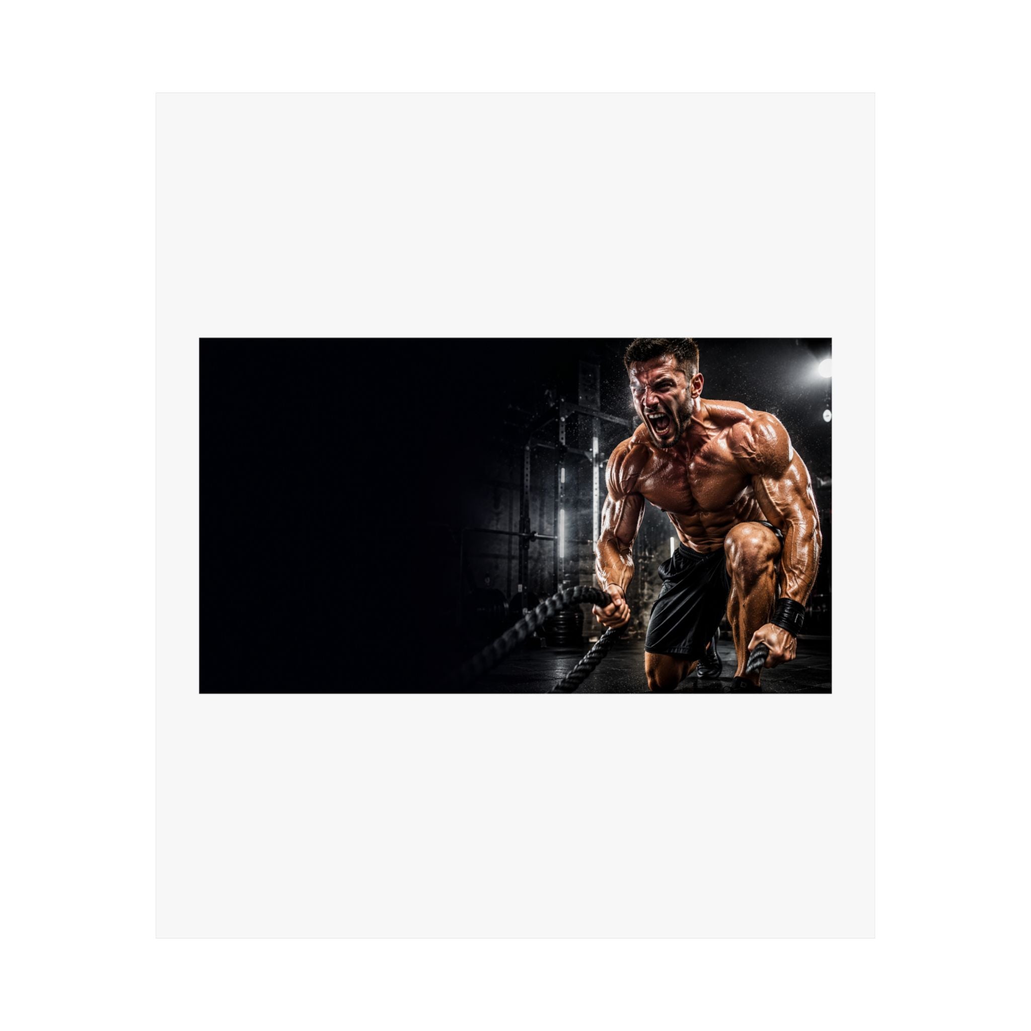 Sweat Is Fat Crying Poster