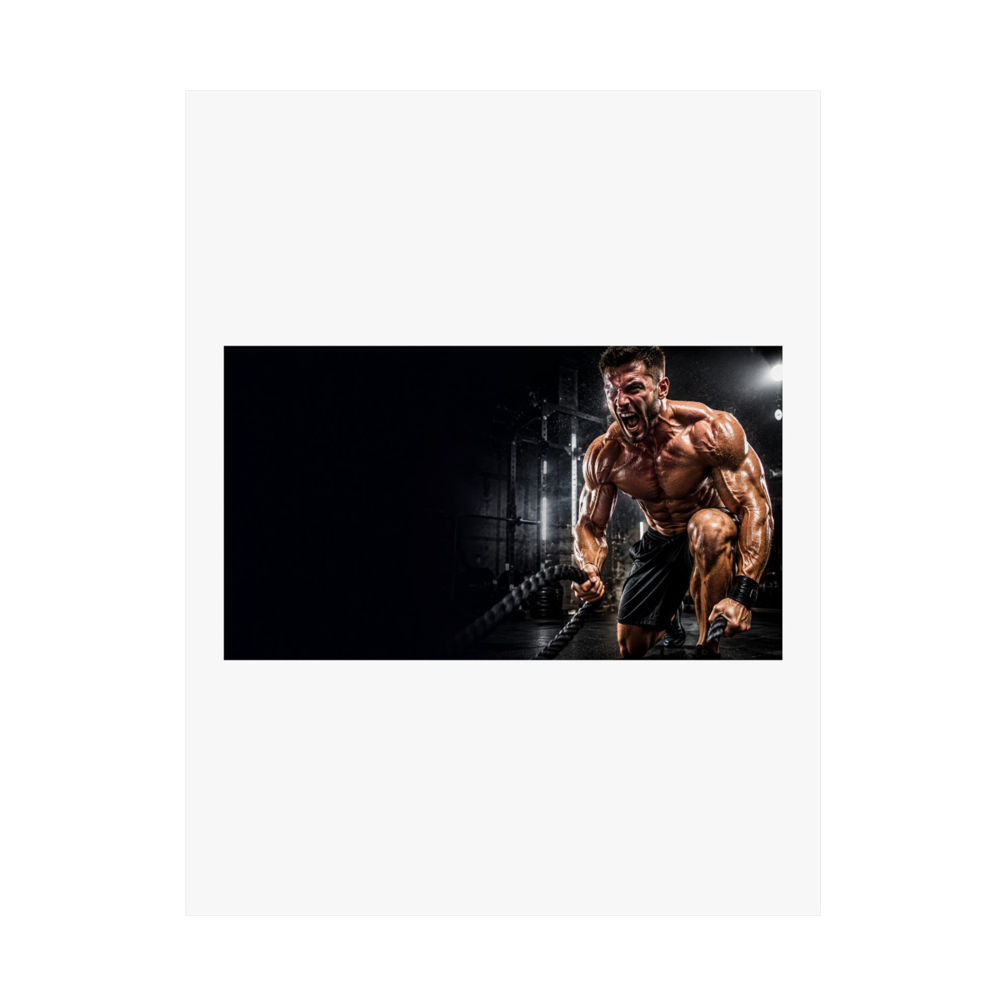 Sweat Is Fat Crying Poster
