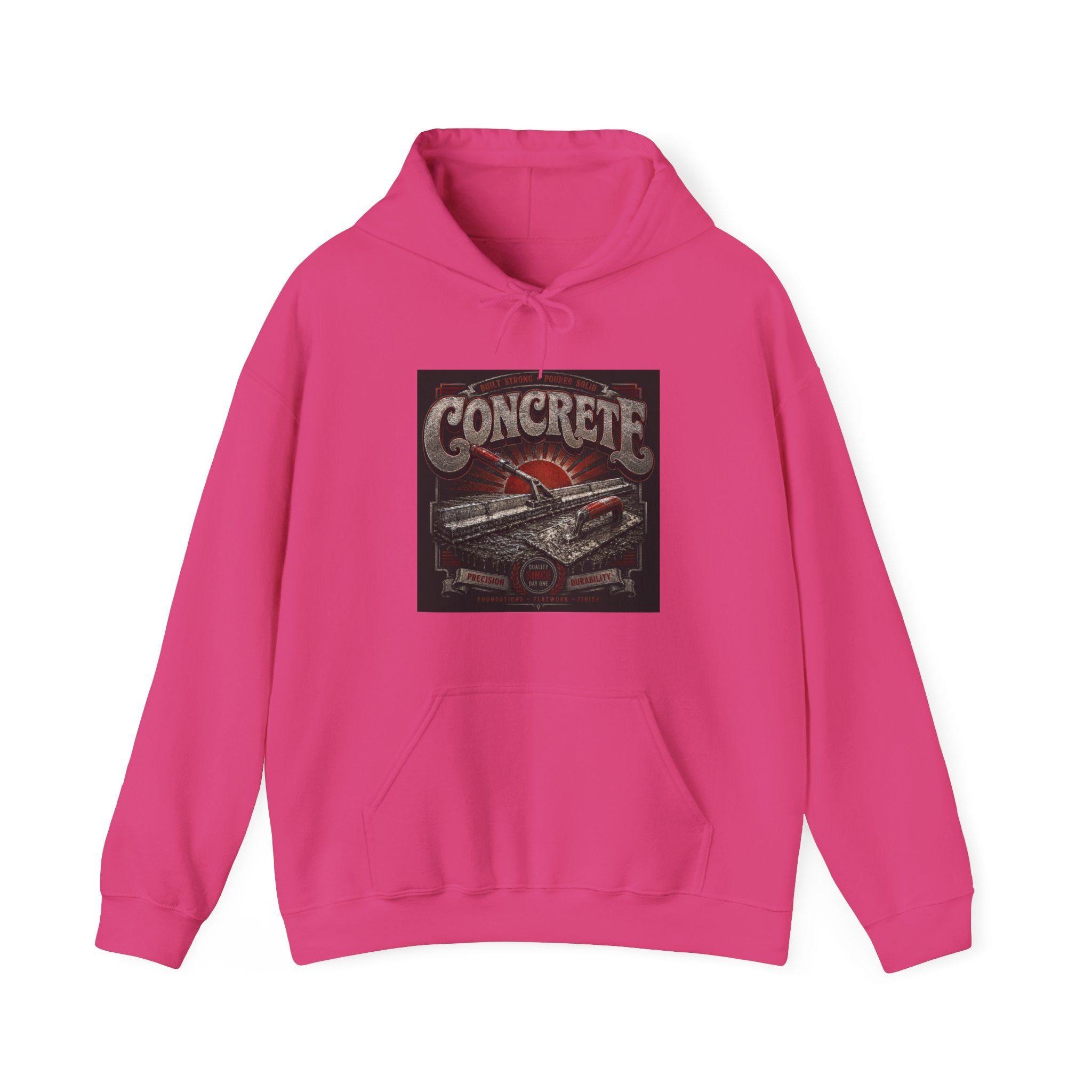 Built Strong Concrete Crew Hoodie