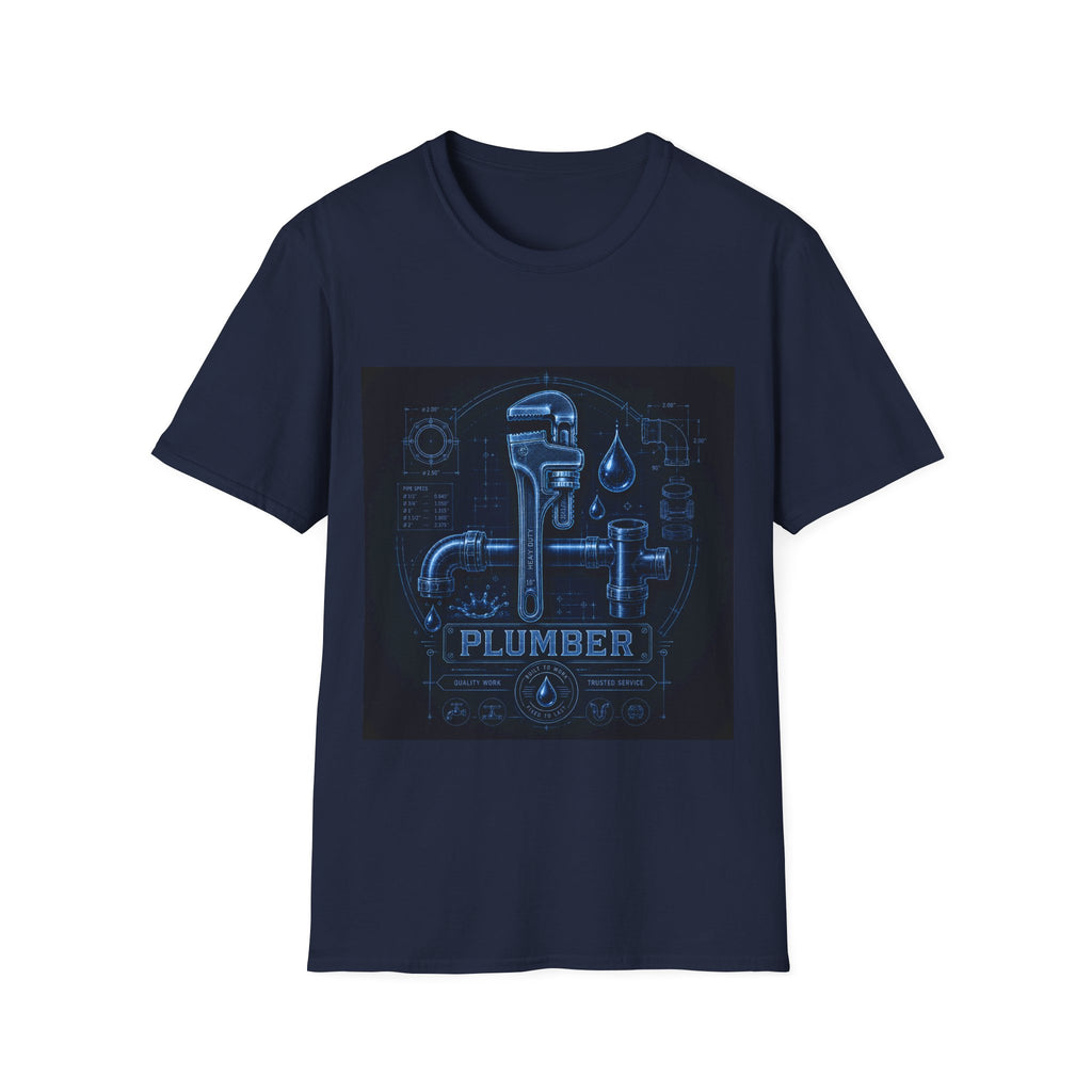 Proud Plumber Blueprint Classic Tee