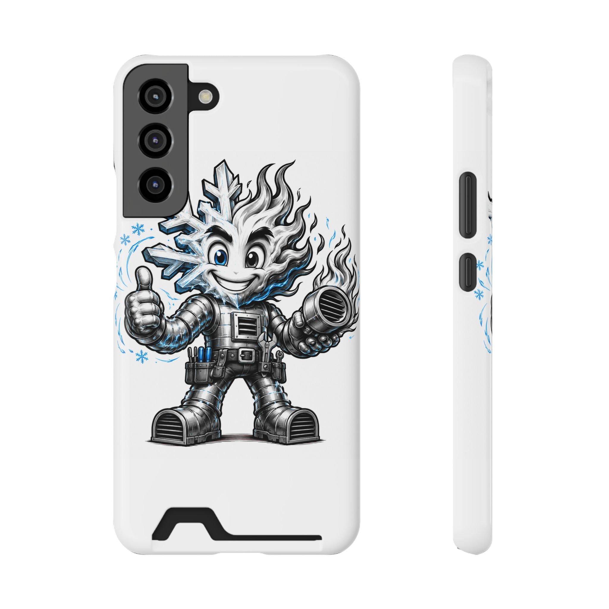 Chilly Robot Snowflake Buddy Phone Case