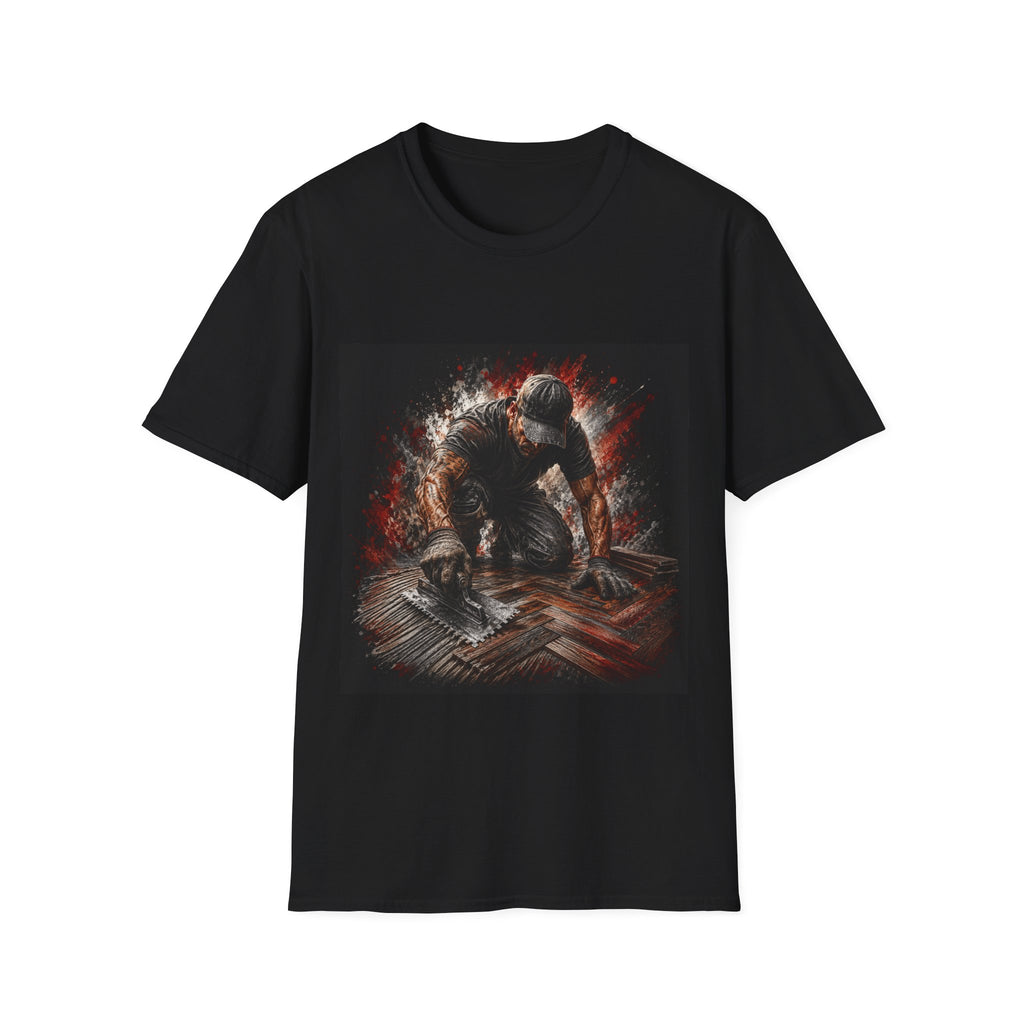Tattooed Tiler At Work Classic Tee
