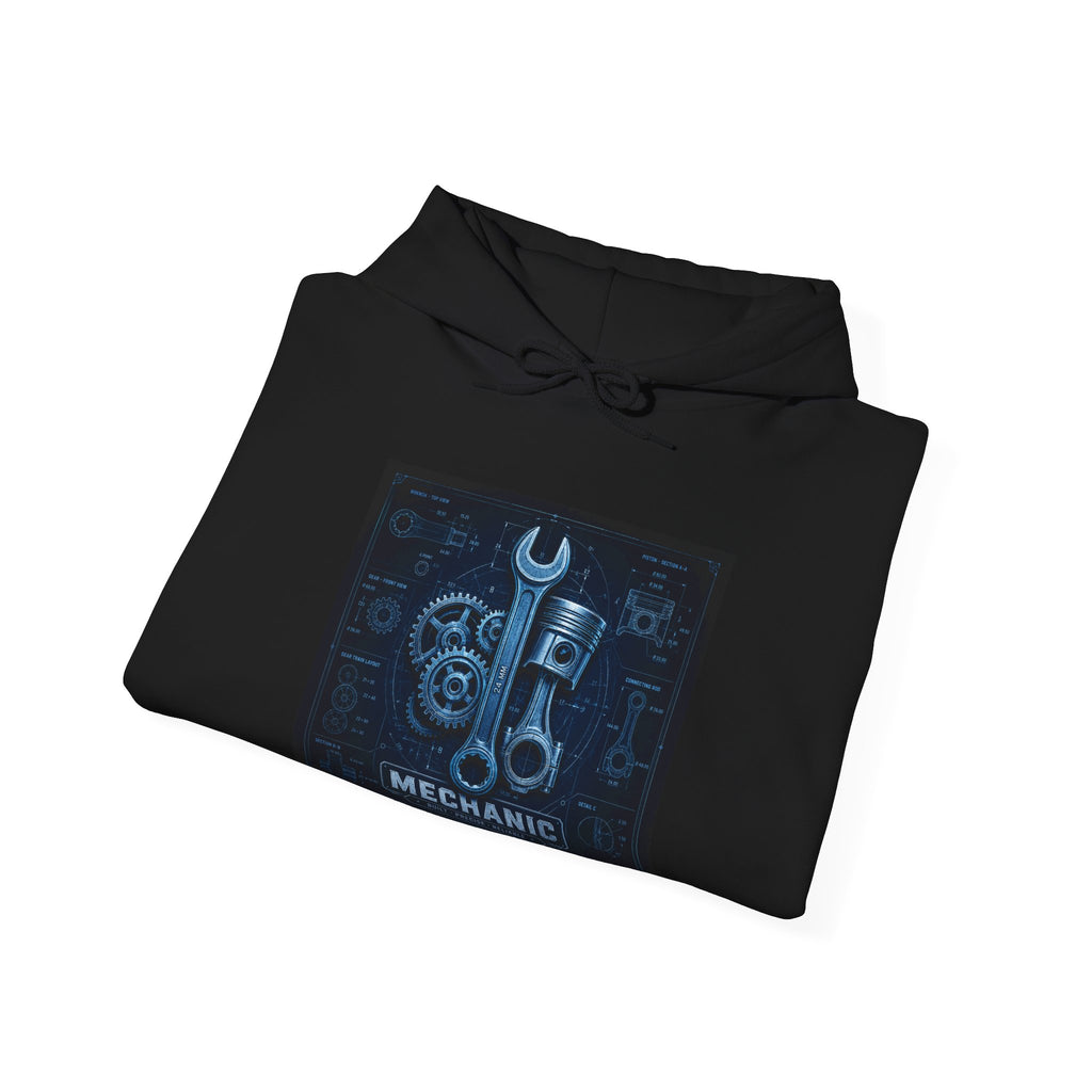 Mechanic Blueprint Hoodie