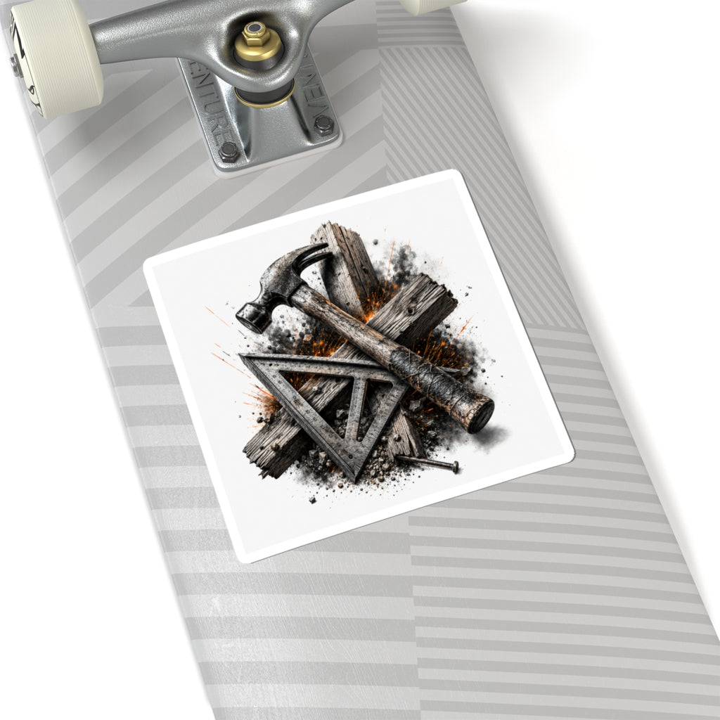 Tough Carpenter's Toolbox Sticker