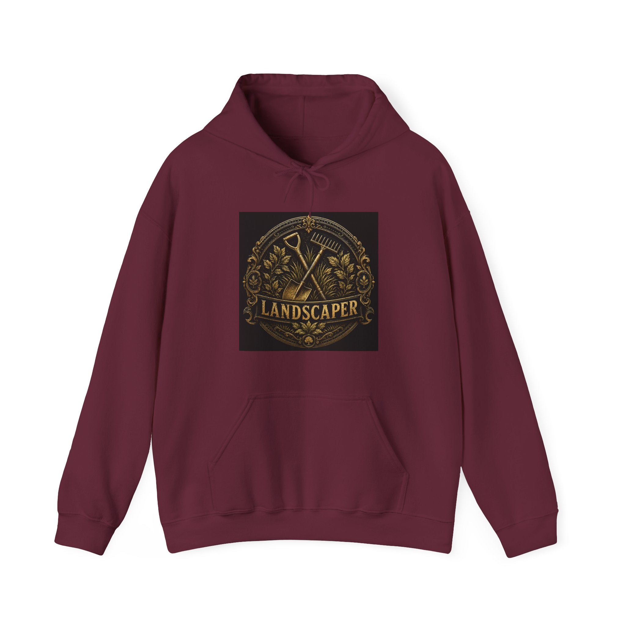 Proud Landscaper Badge Hoodie