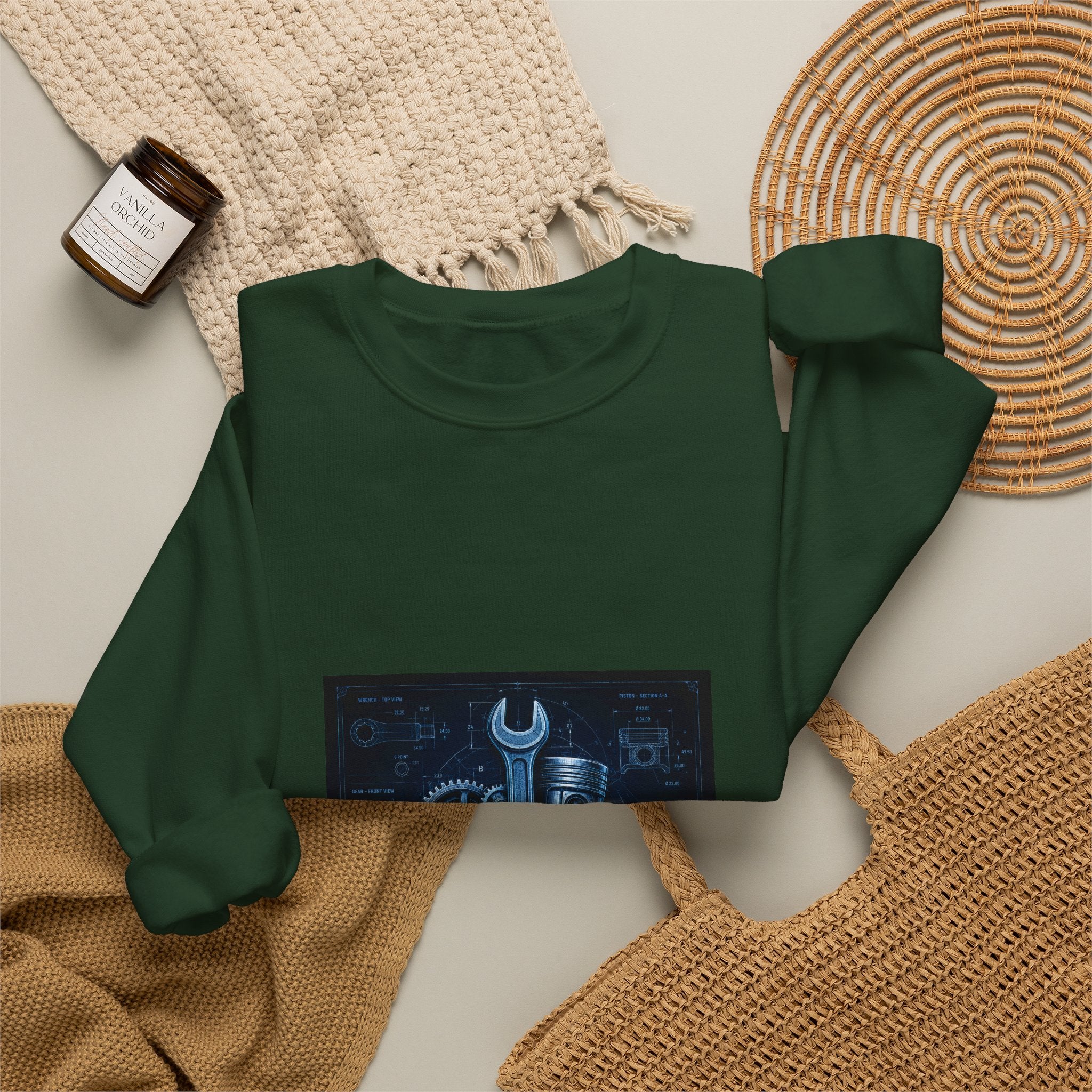 Mechanic Blueprint Sweatshirt