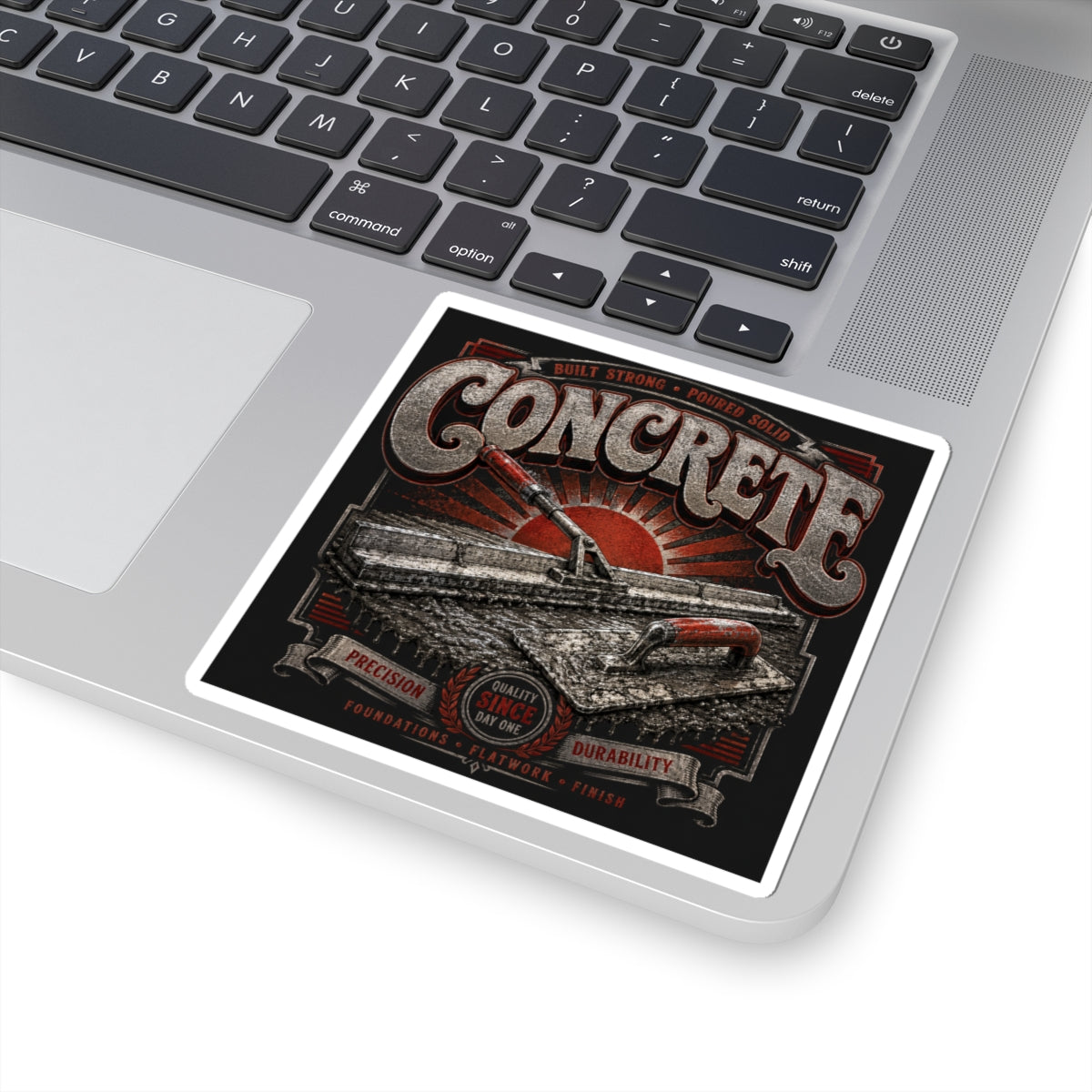Built Strong Concrete Crew Sticker