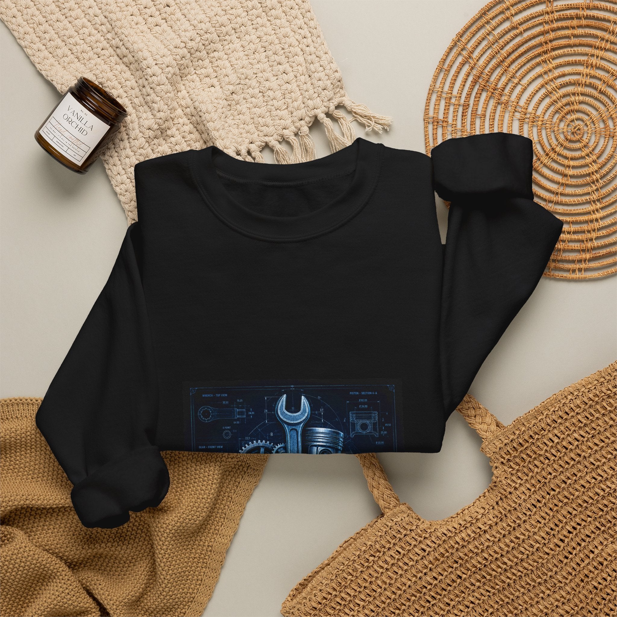 Mechanic Blueprint Sweatshirt