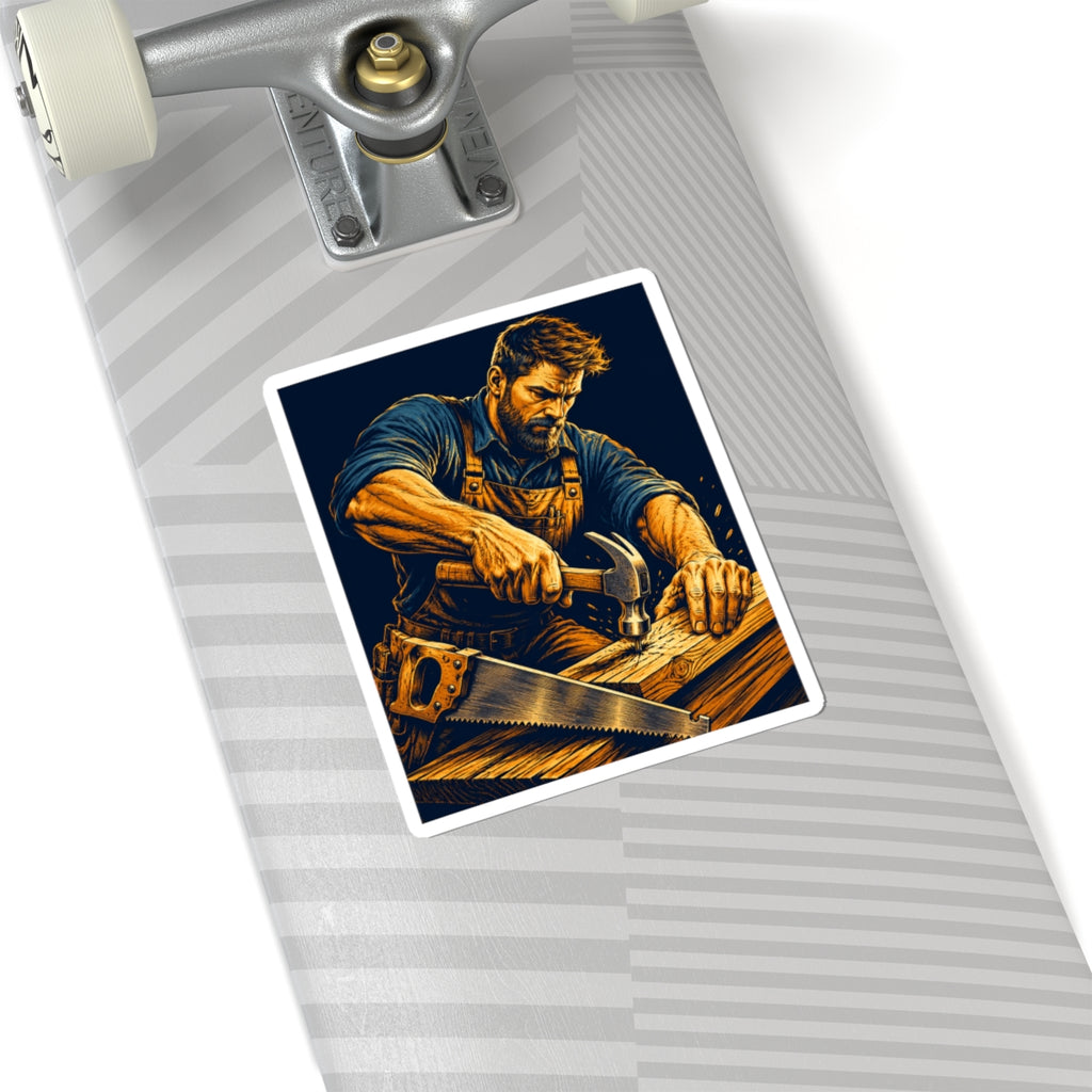 The Hardworking Carpenter Sticker