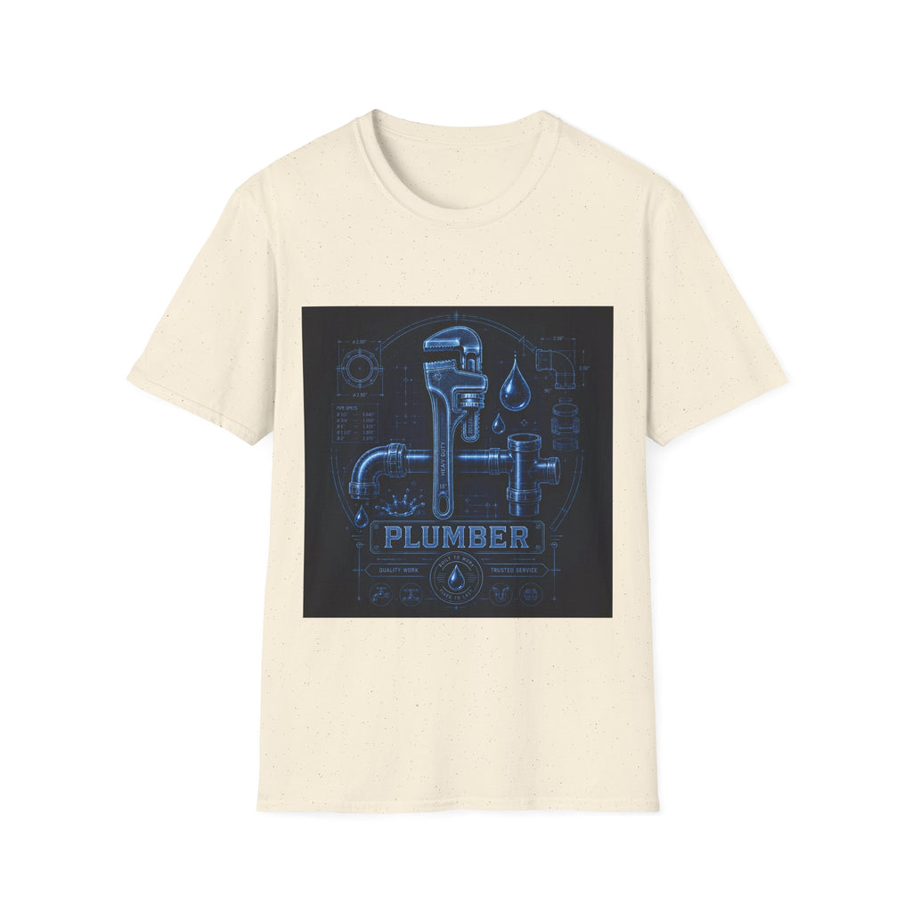 Proud Plumber Blueprint Classic Tee