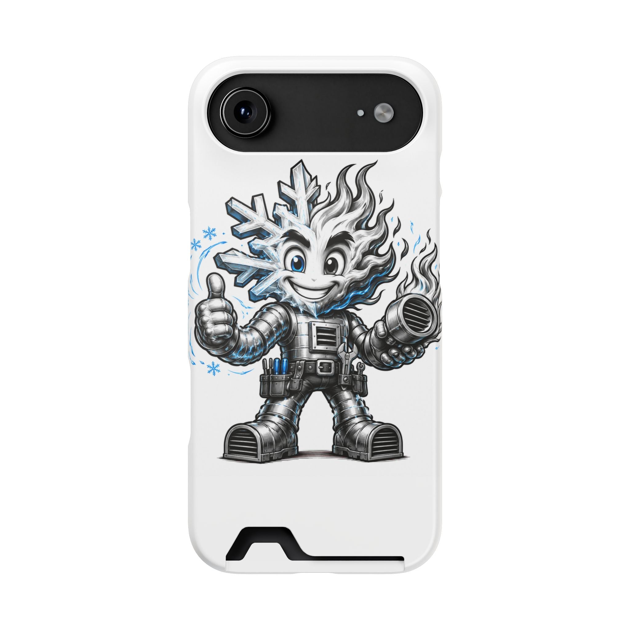 Chilly Robot Snowflake Buddy Phone Case