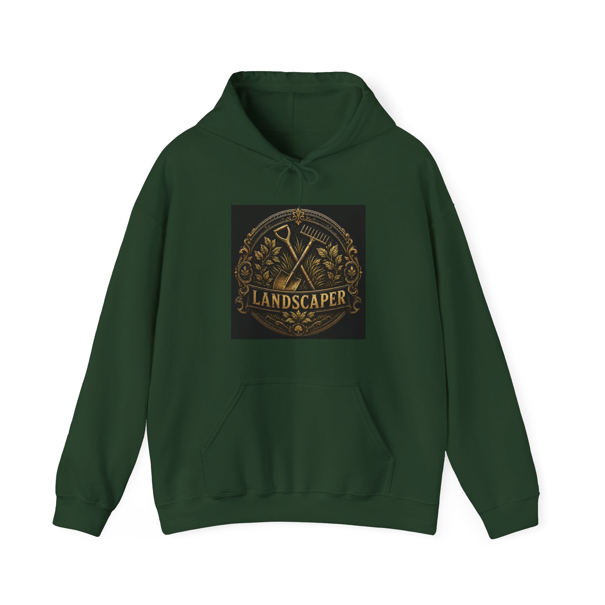 Proud Landscaper Badge Hoodie