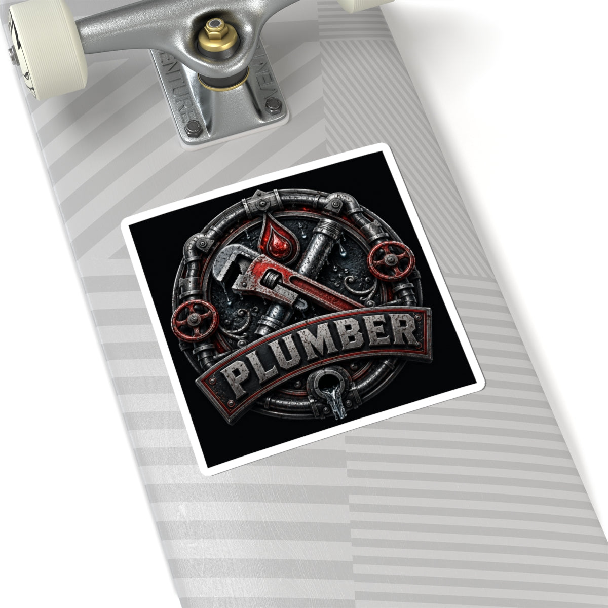 Proud Plumber Badge Sticker