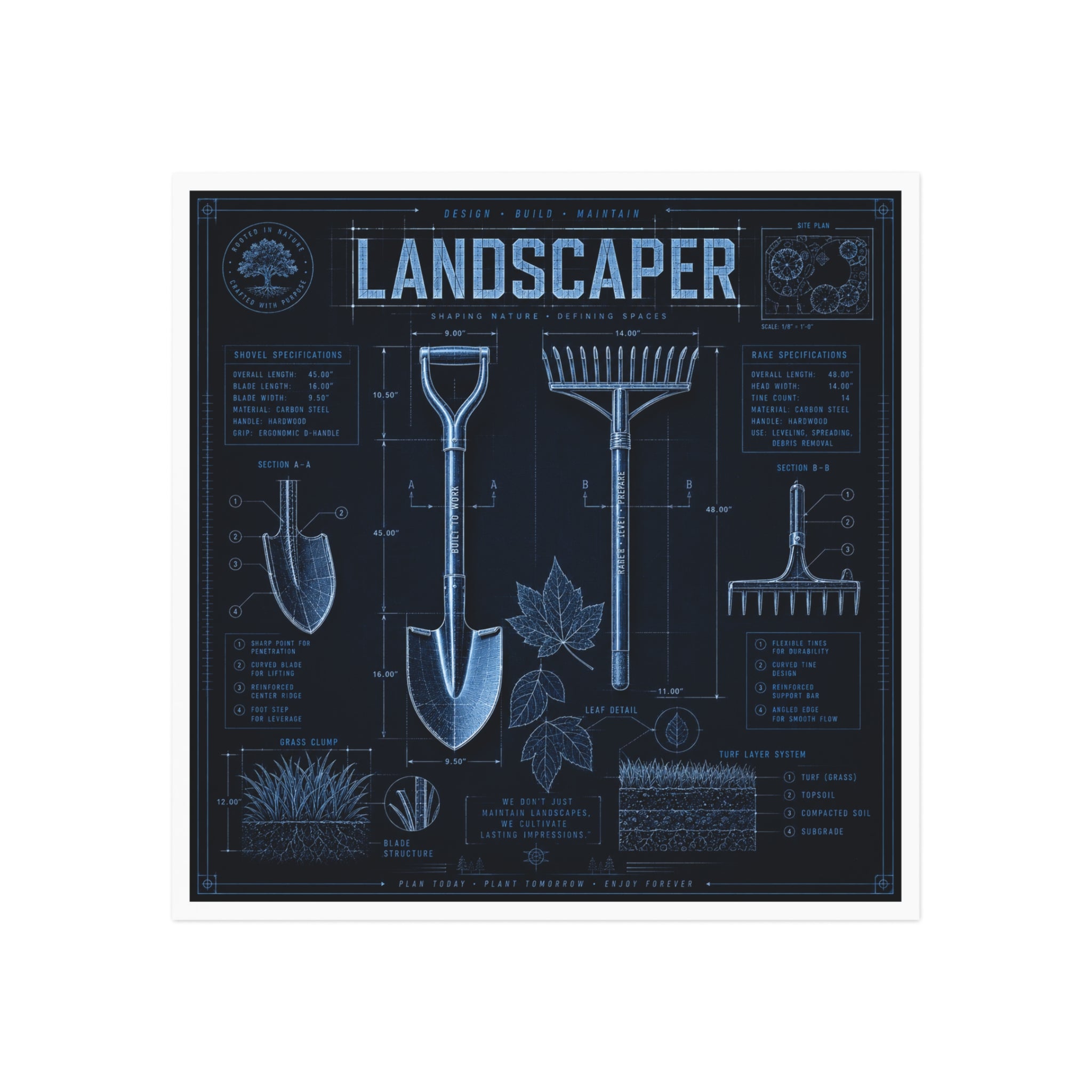 Landscaper's Toolbox Essentials Magnet