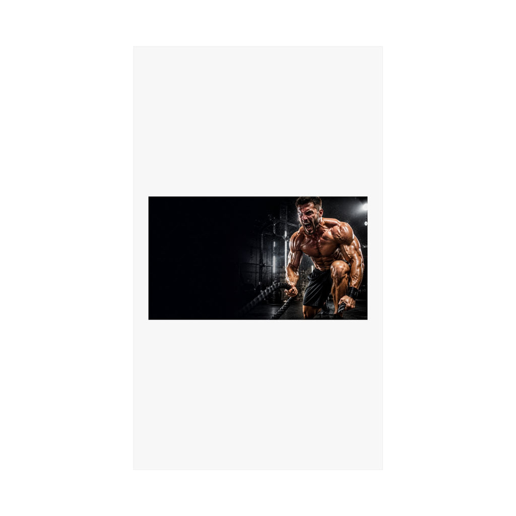 Sweat Is Fat Crying Poster