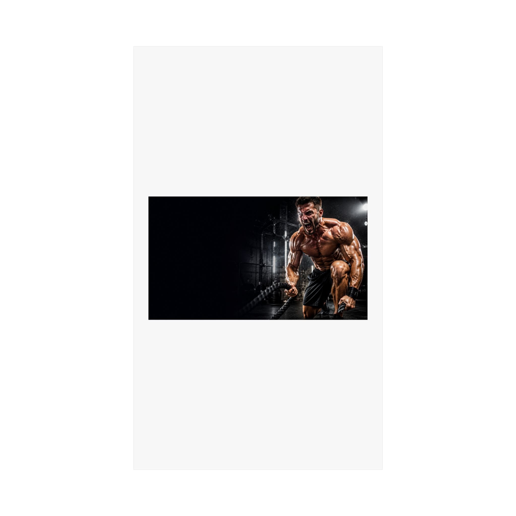 Sweat Is Fat Crying Poster