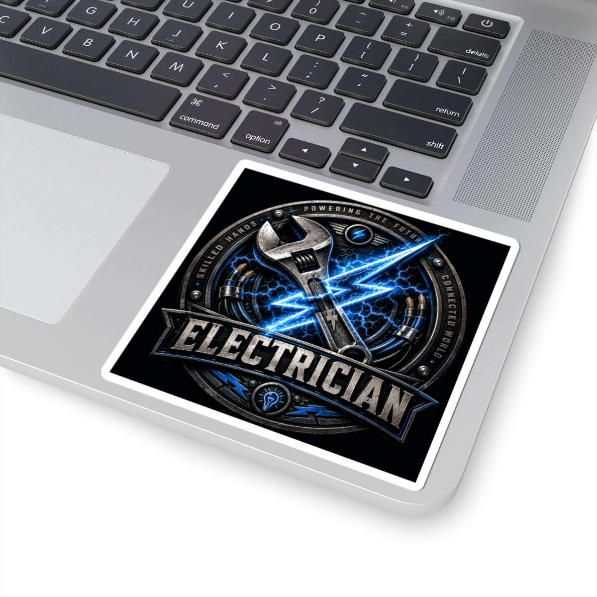 Powering The Future Electrician Sticker