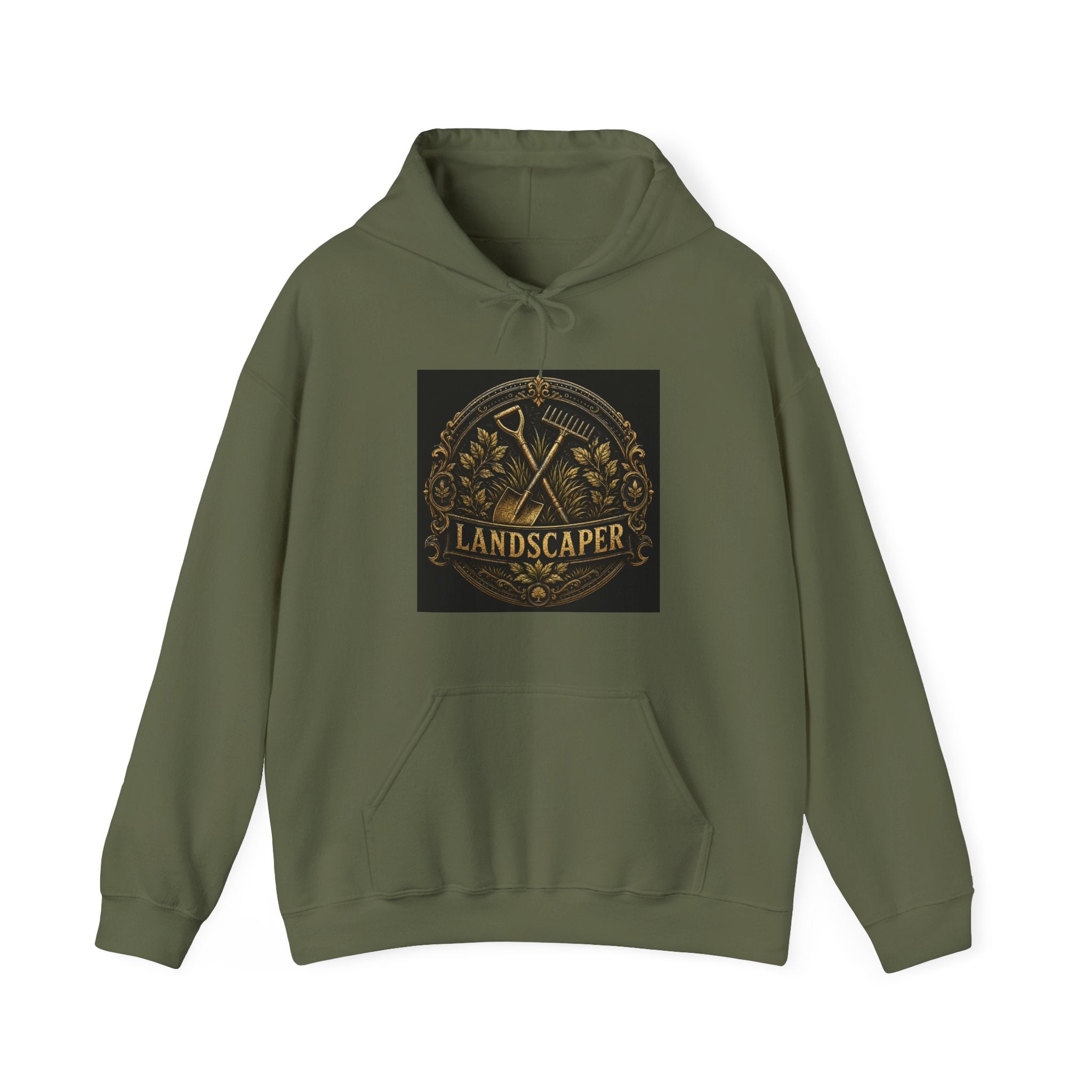 Proud Landscaper Badge Hoodie