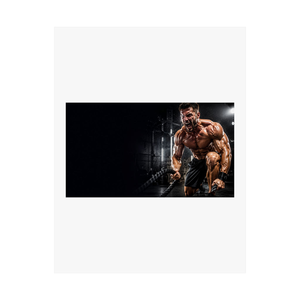 Sweat Is Fat Crying Poster