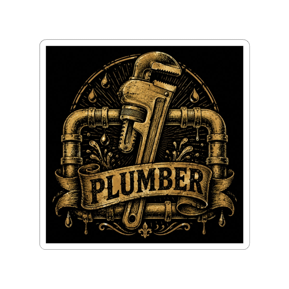 Proud Plumber Sticker
