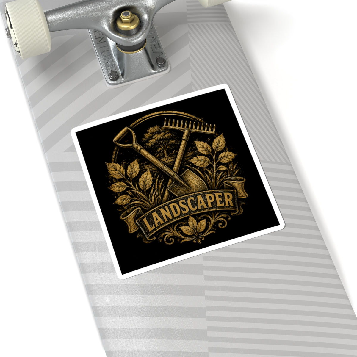Proud Landscaper Badge Sticker