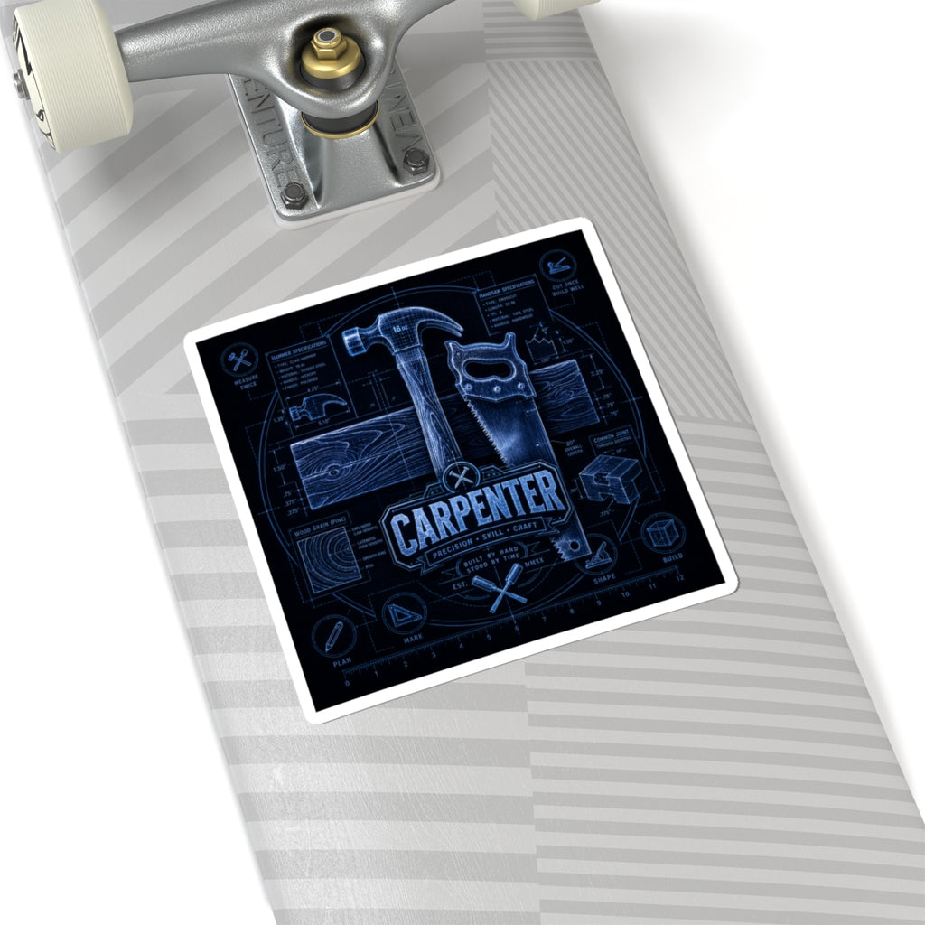 Carpenter Precision Skill Craft Sticker
