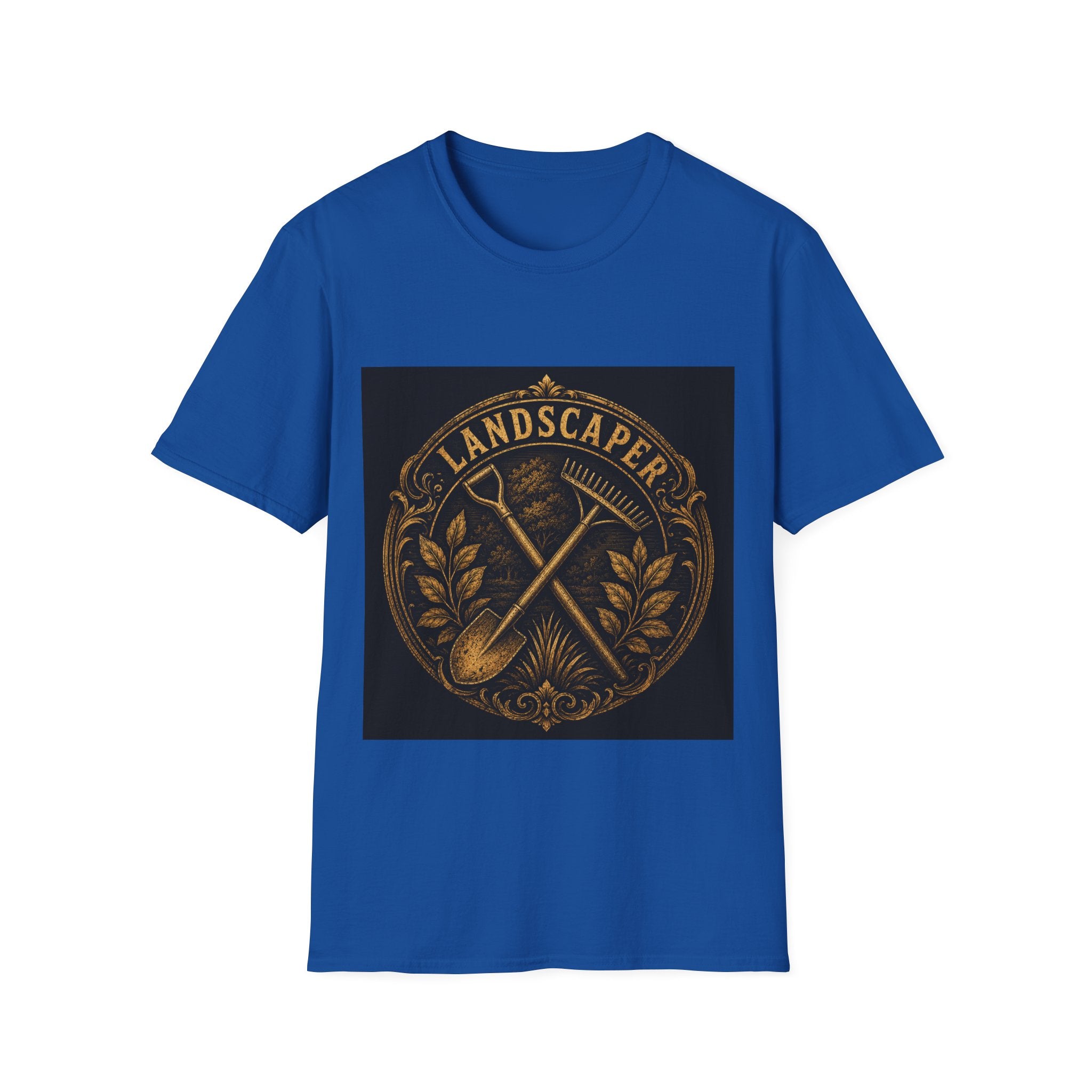 Golden Landscaper Emblem Classic Tee