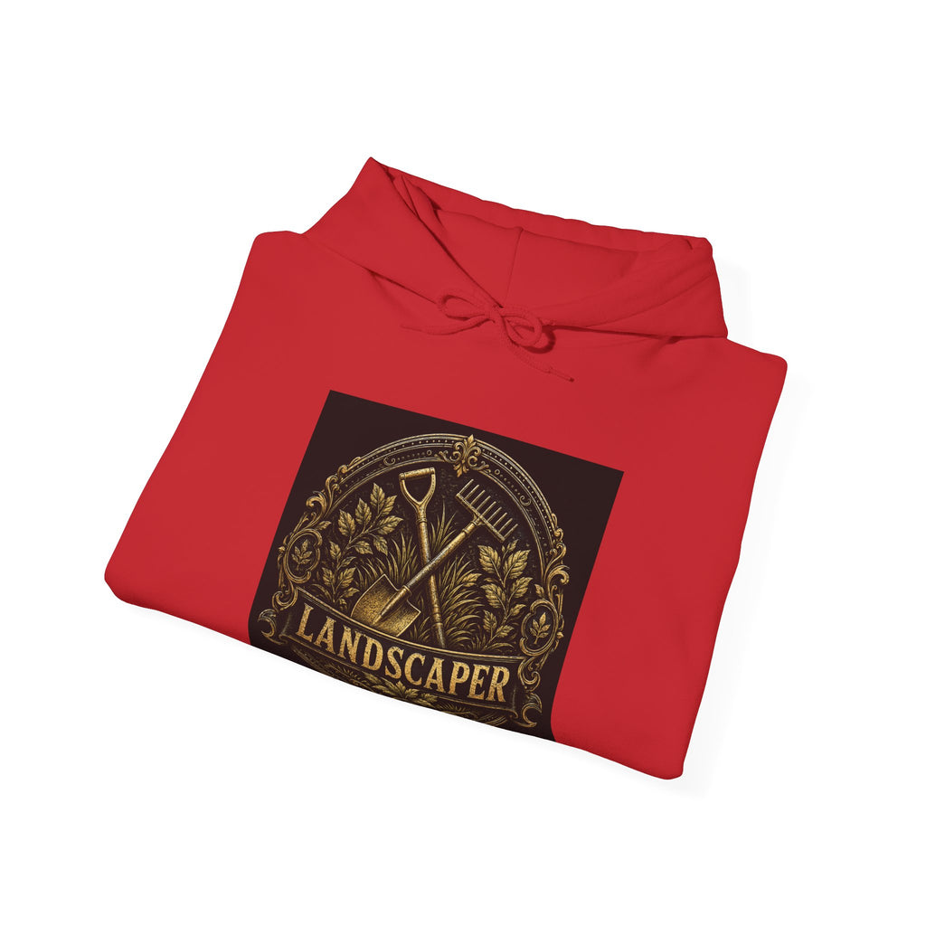Proud Landscaper Badge Hoodie