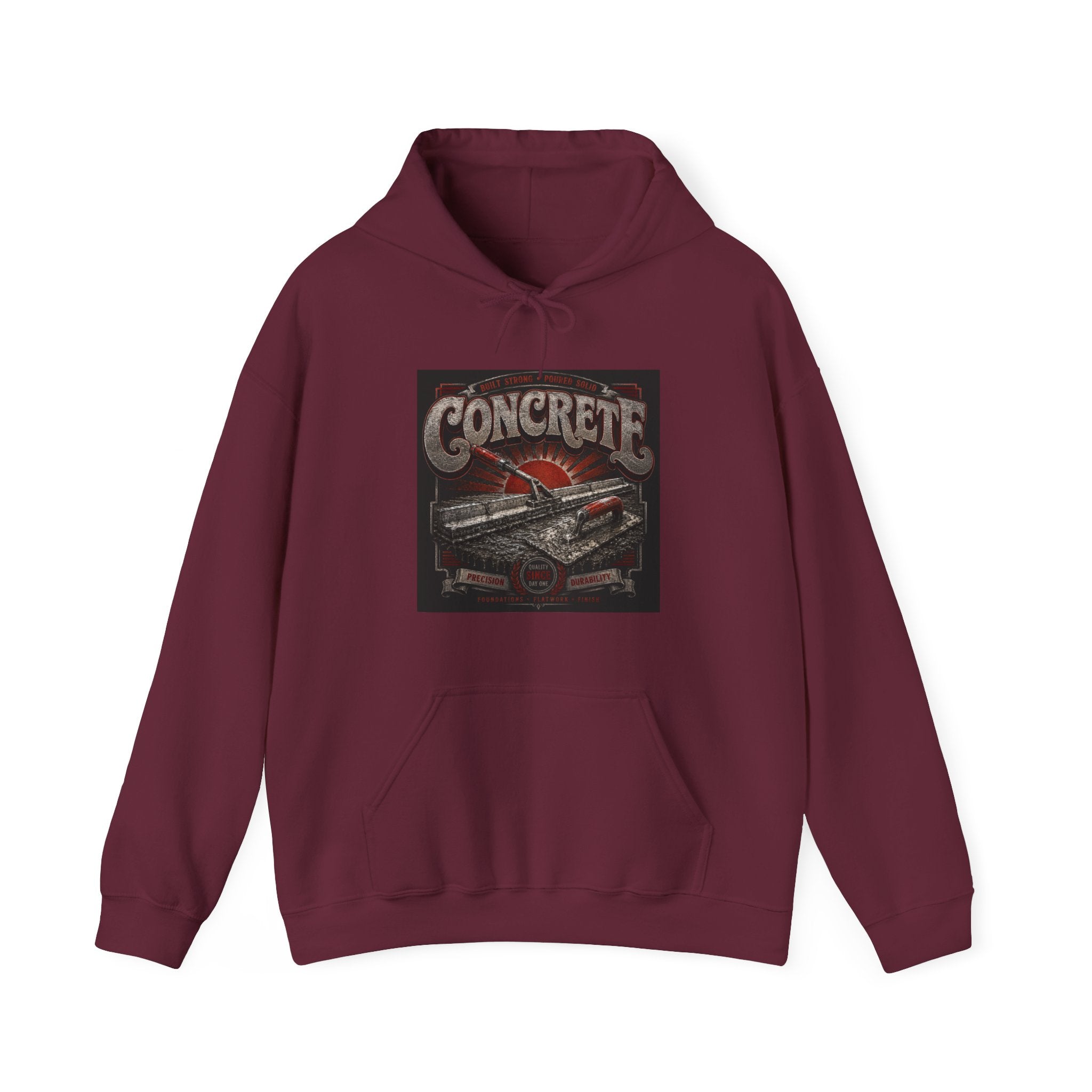 Built Strong Concrete Crew Hoodie