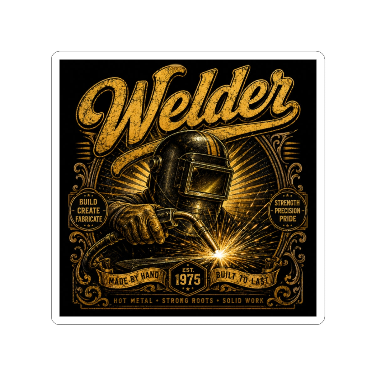 Proud Welder Heritage Sticker