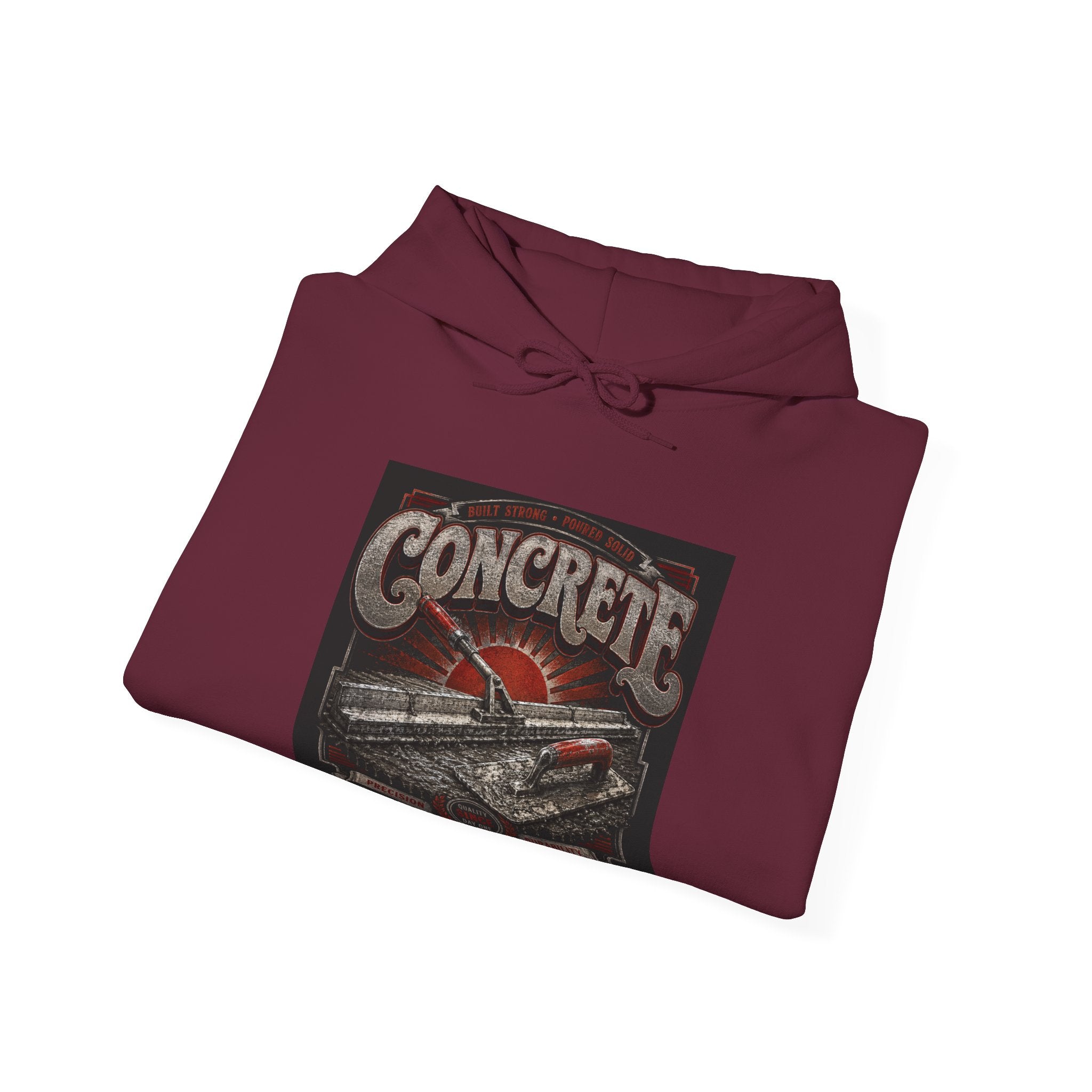 Built Strong Concrete Crew Hoodie