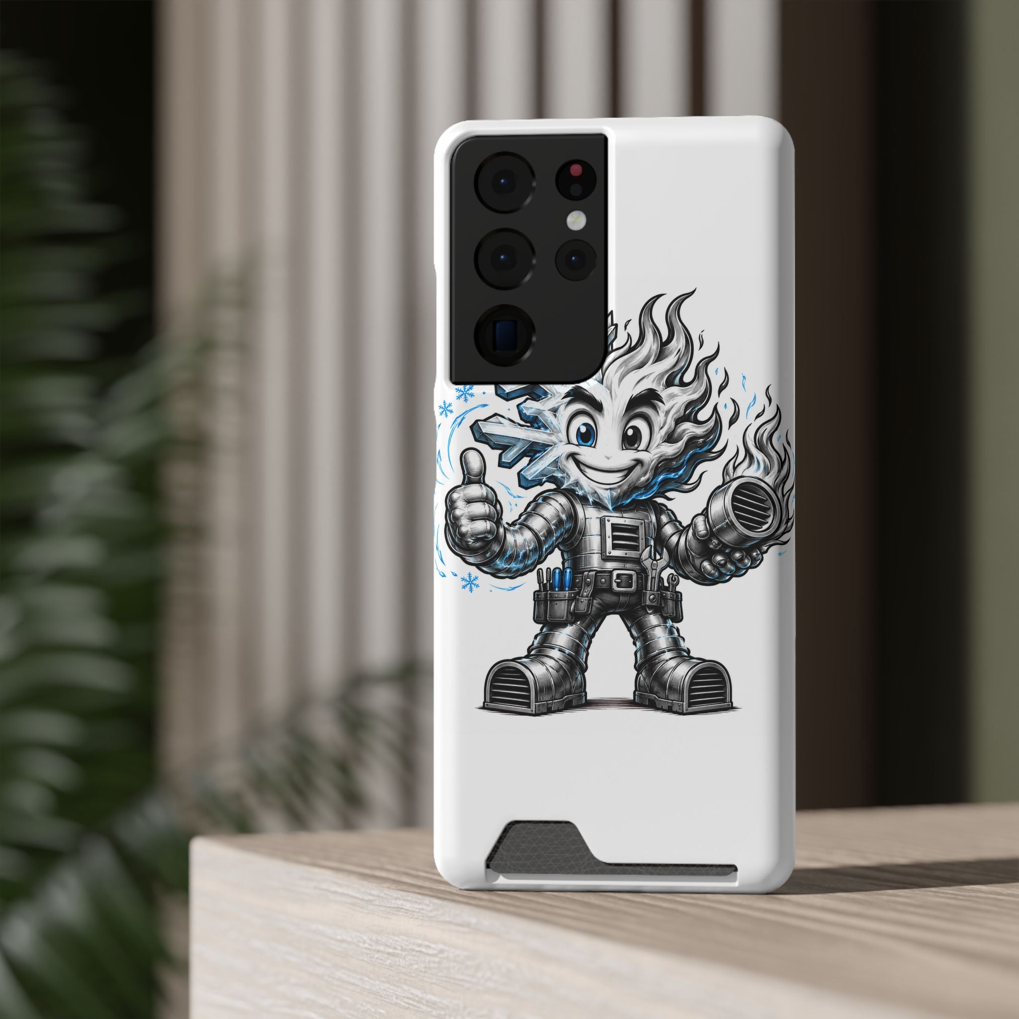 Chilly Robot Snowflake Buddy Phone Case