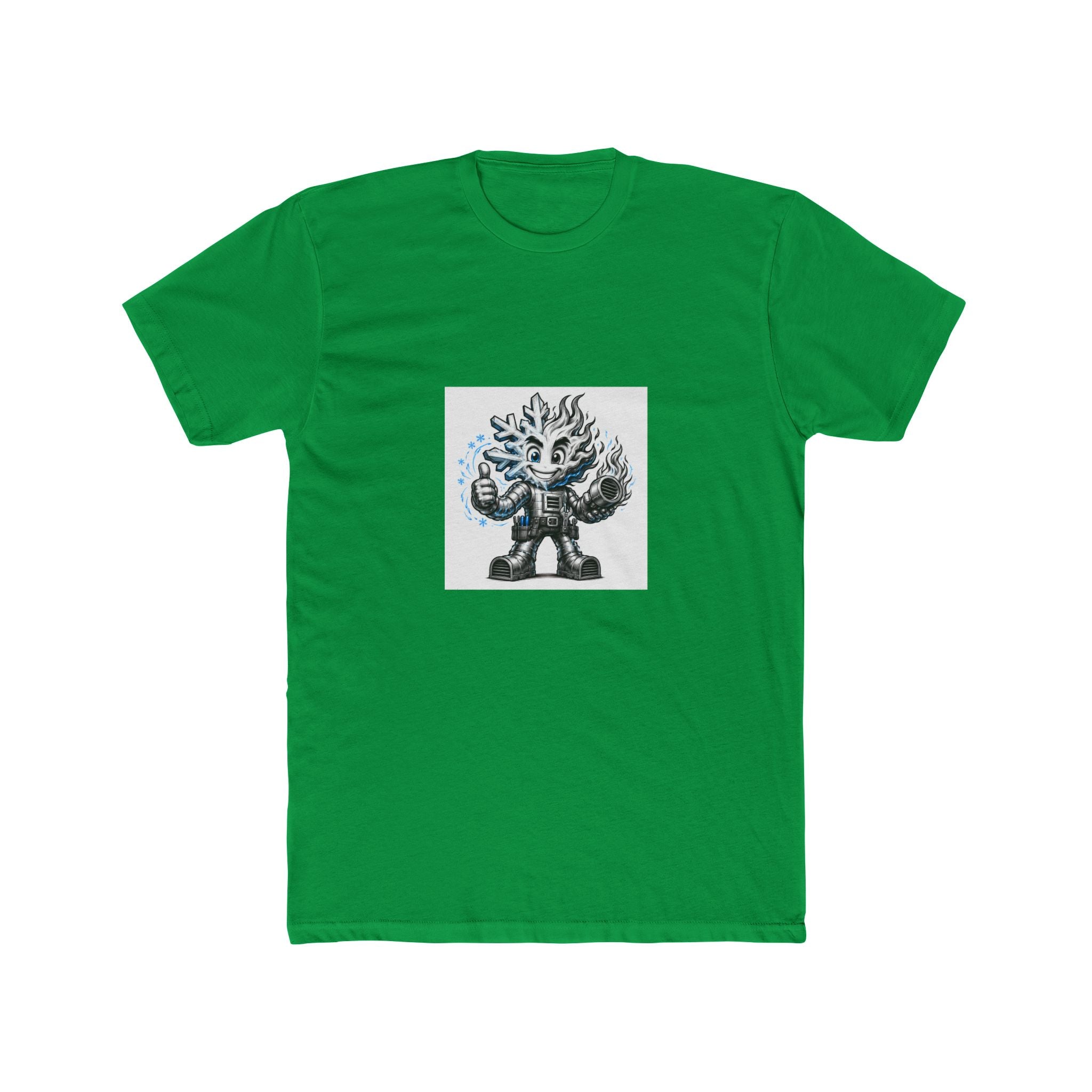 Chilly Robot Snowflake Buddy Tee