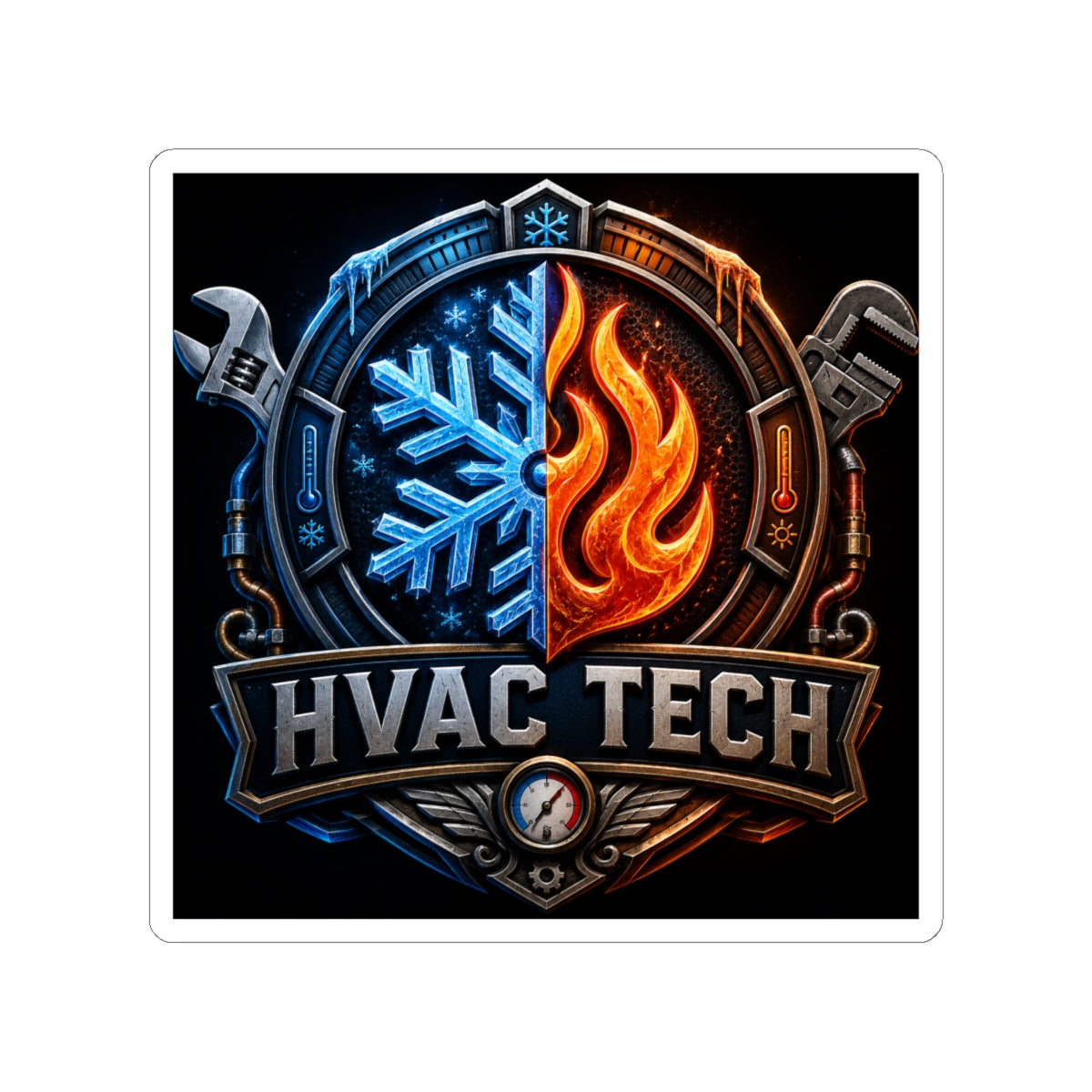 Hvac Tech Specialist Sticker