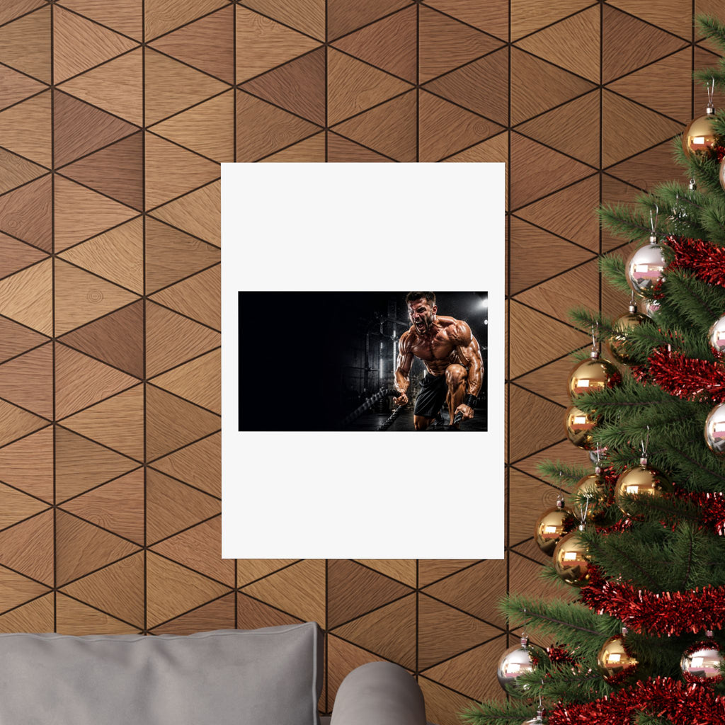 Sweat Is Fat Crying Poster