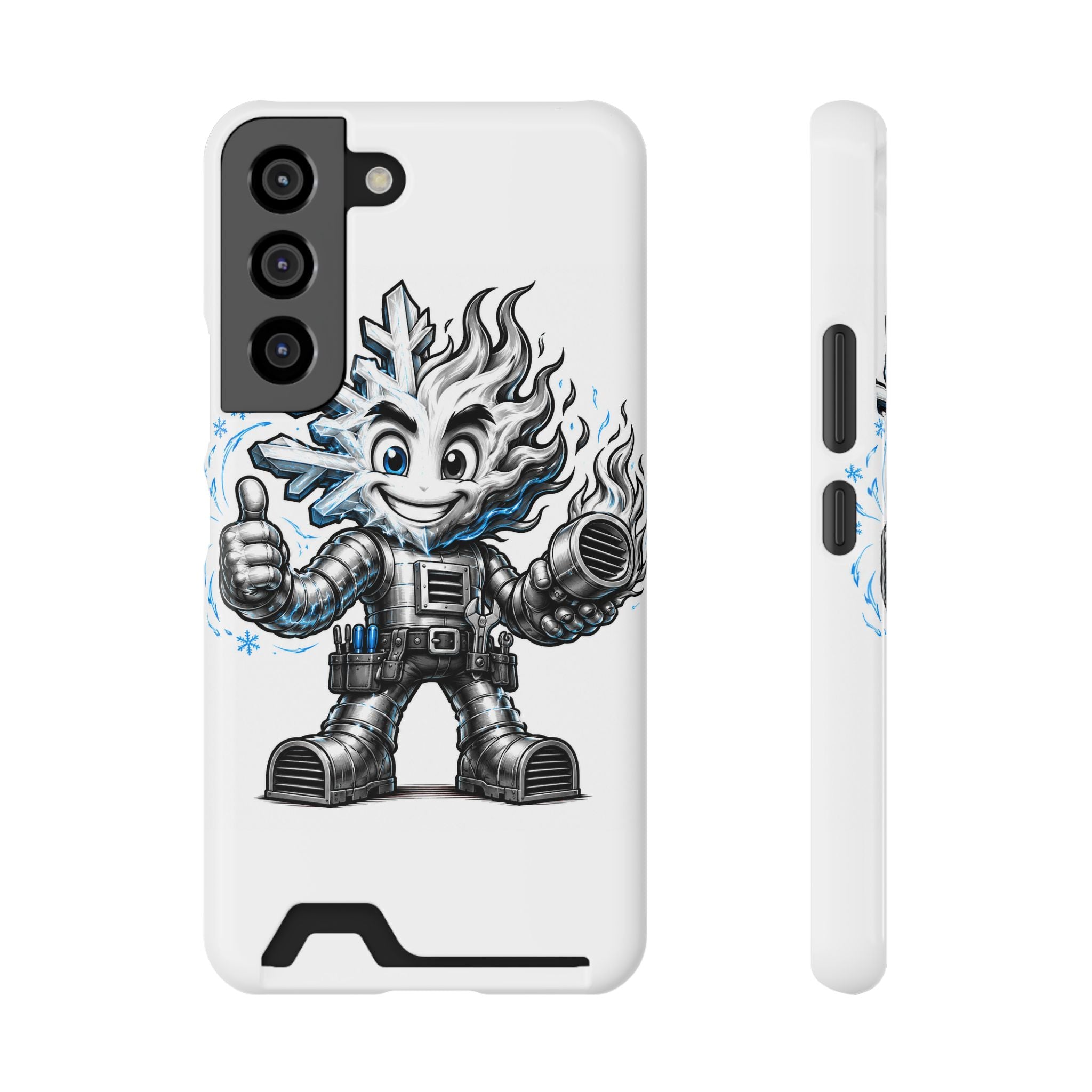Chilly Robot Snowflake Buddy Phone Case