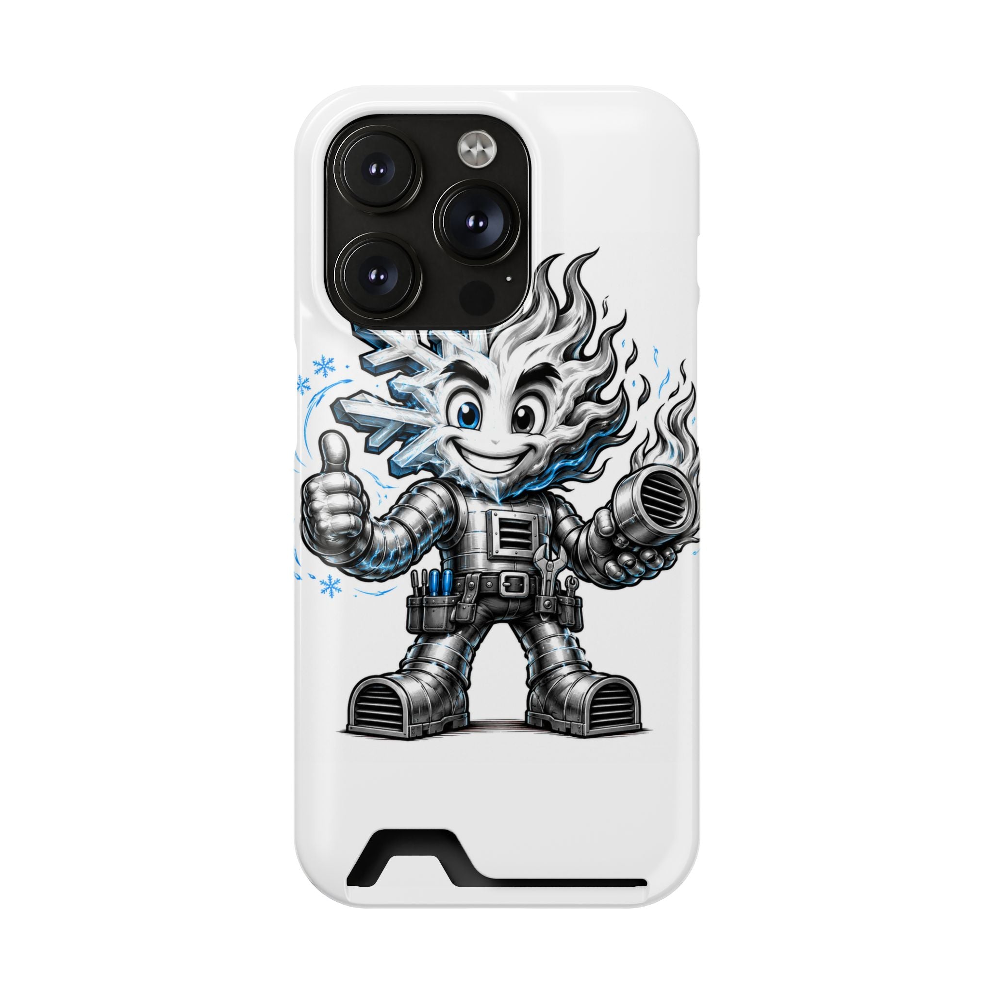 Chilly Robot Snowflake Buddy Phone Case