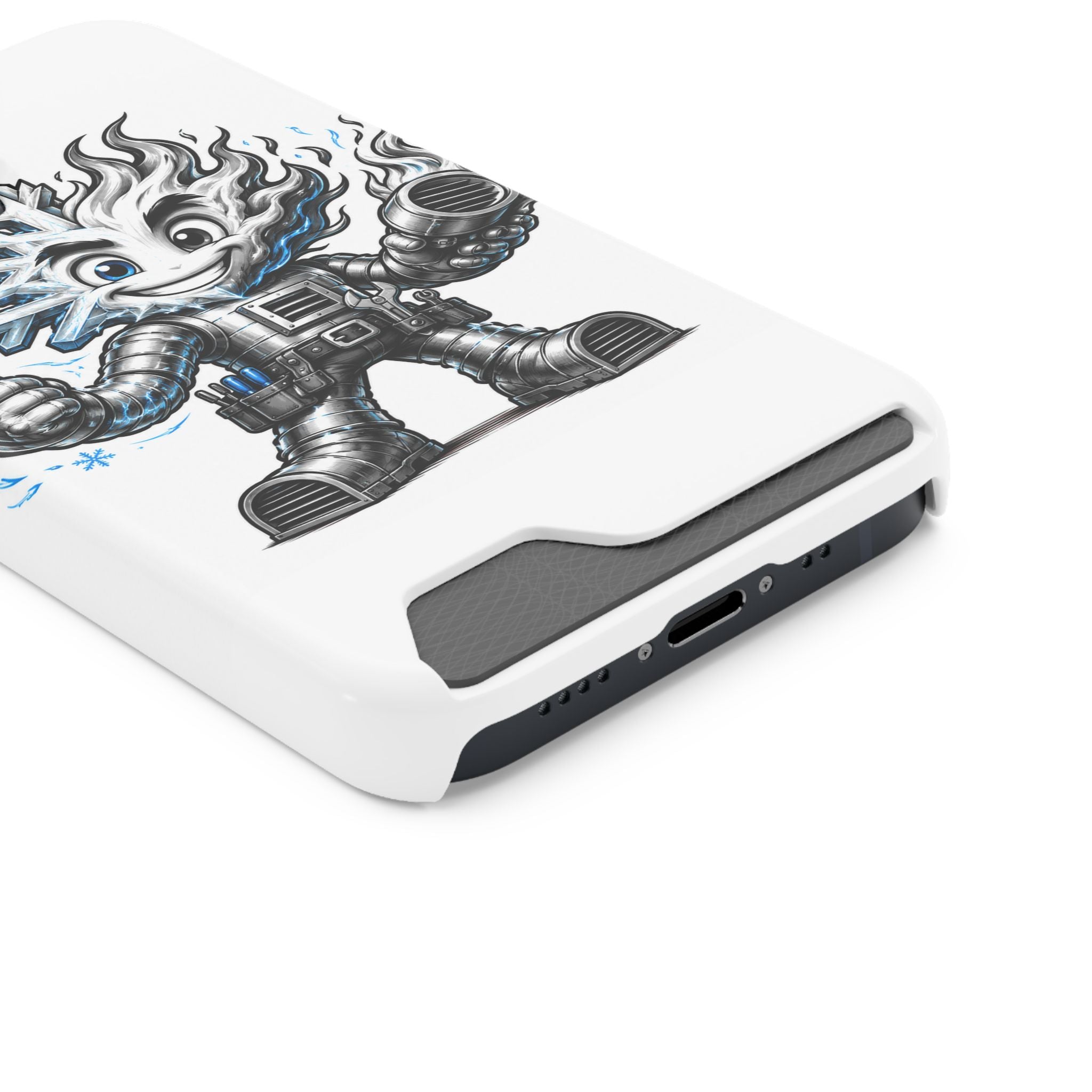 Chilly Robot Snowflake Buddy Phone Case