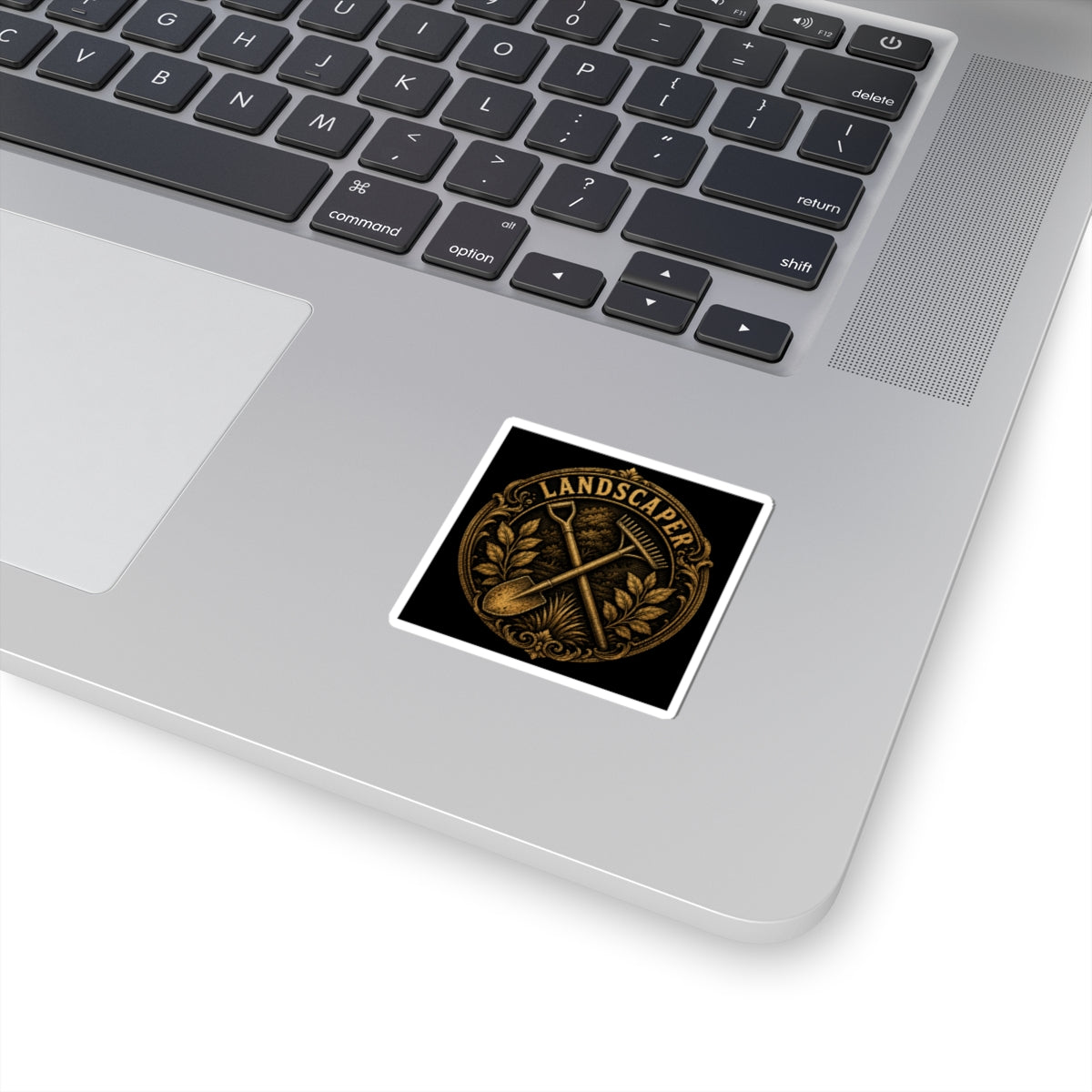 Golden Landscaper Emblem Sticker