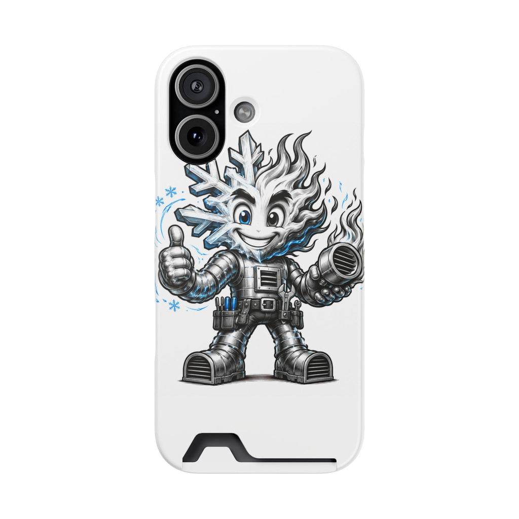 Chilly Robot Snowflake Buddy Phone Case