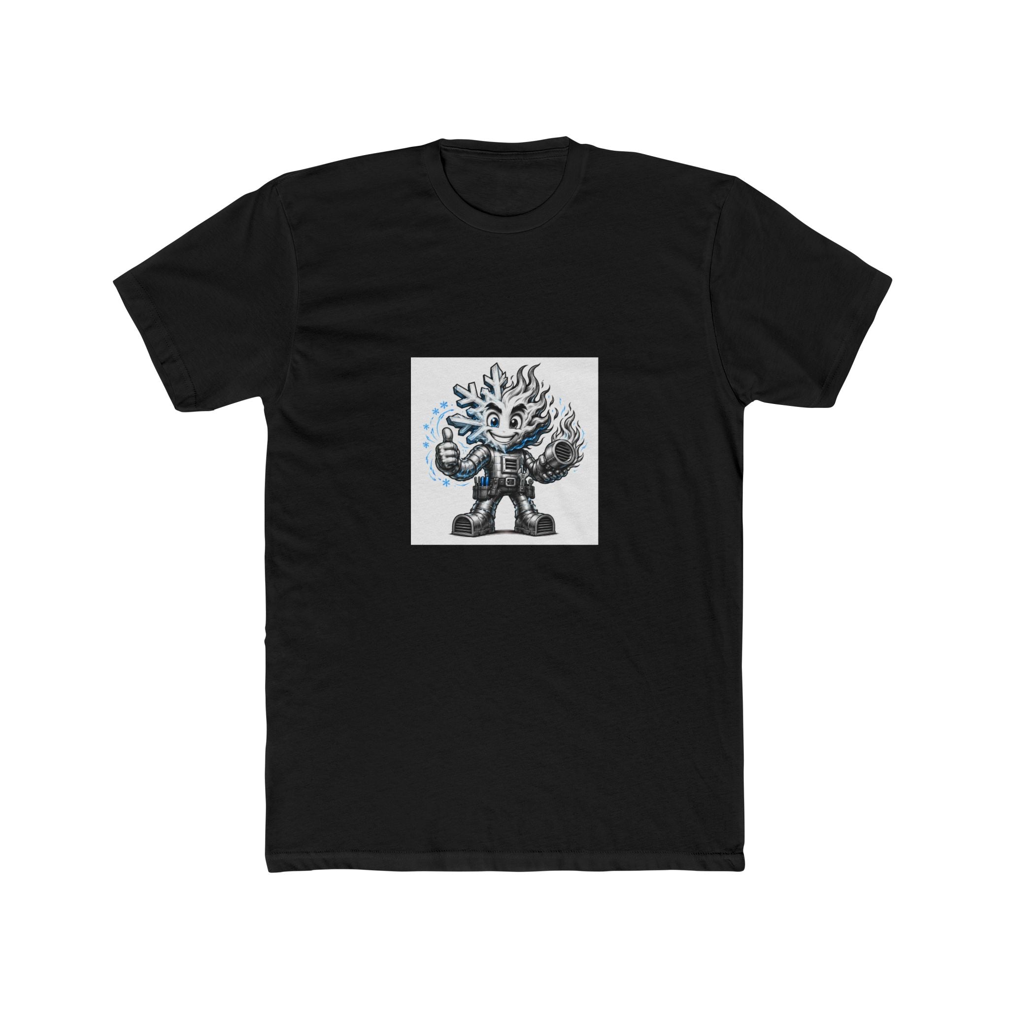 Chilly Robot Snowflake Buddy Tee