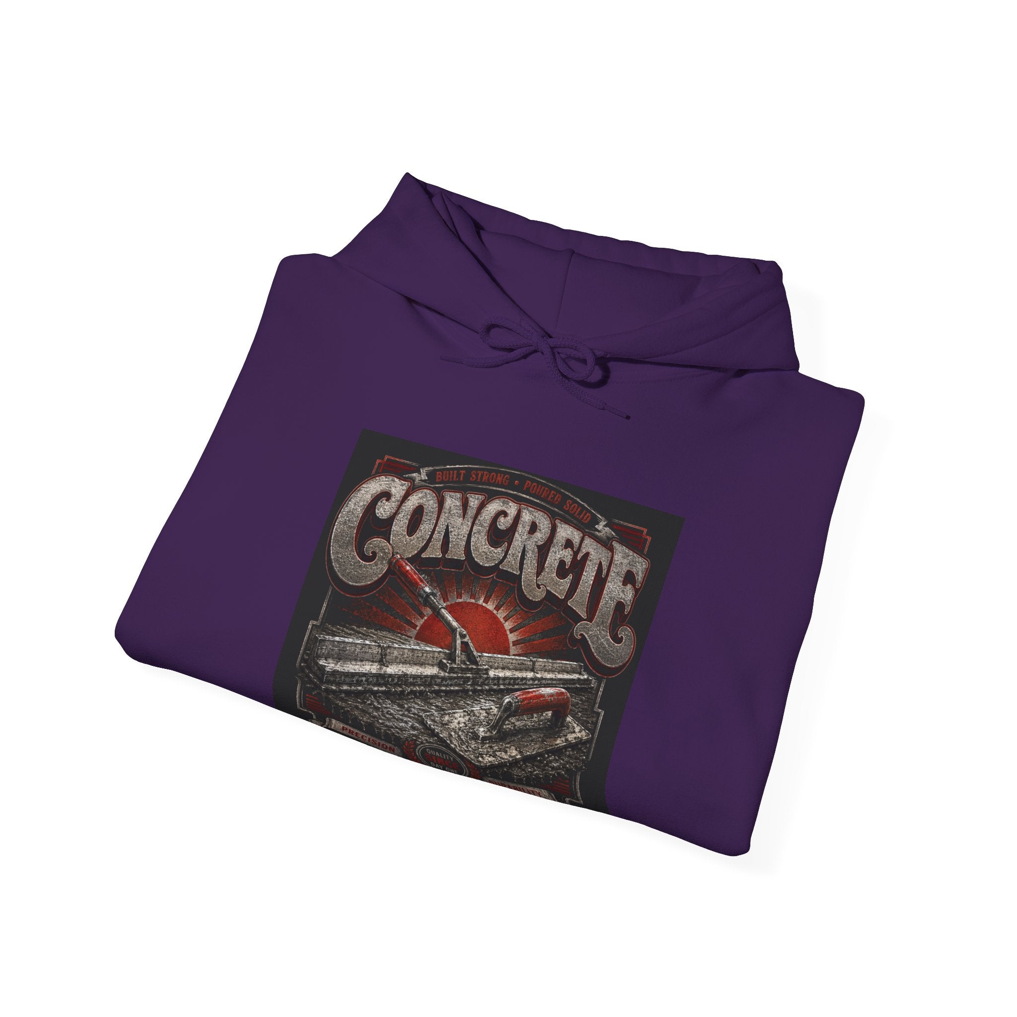 Built Strong Concrete Crew Hoodie