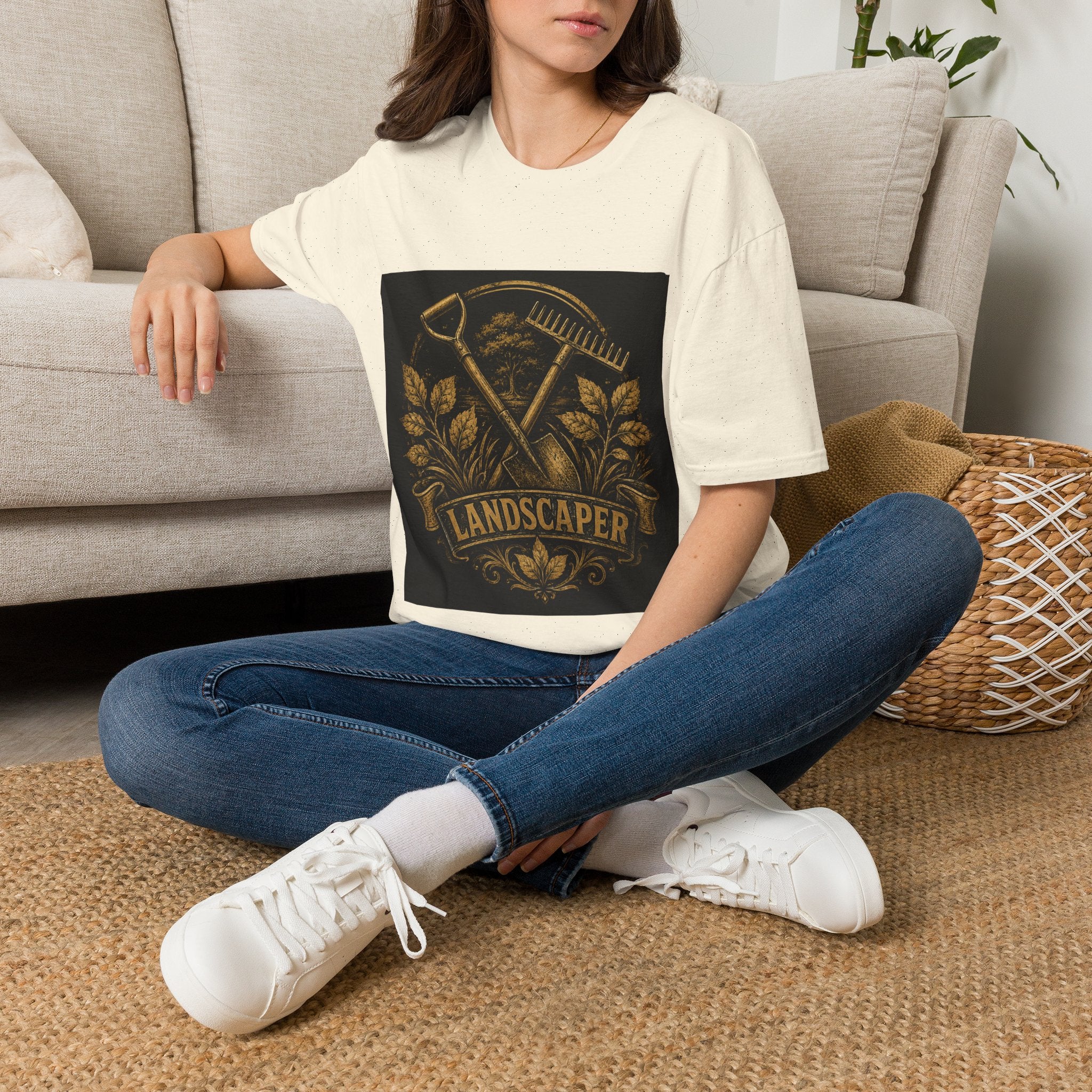 Proud Landscaper Badge Classic Tee