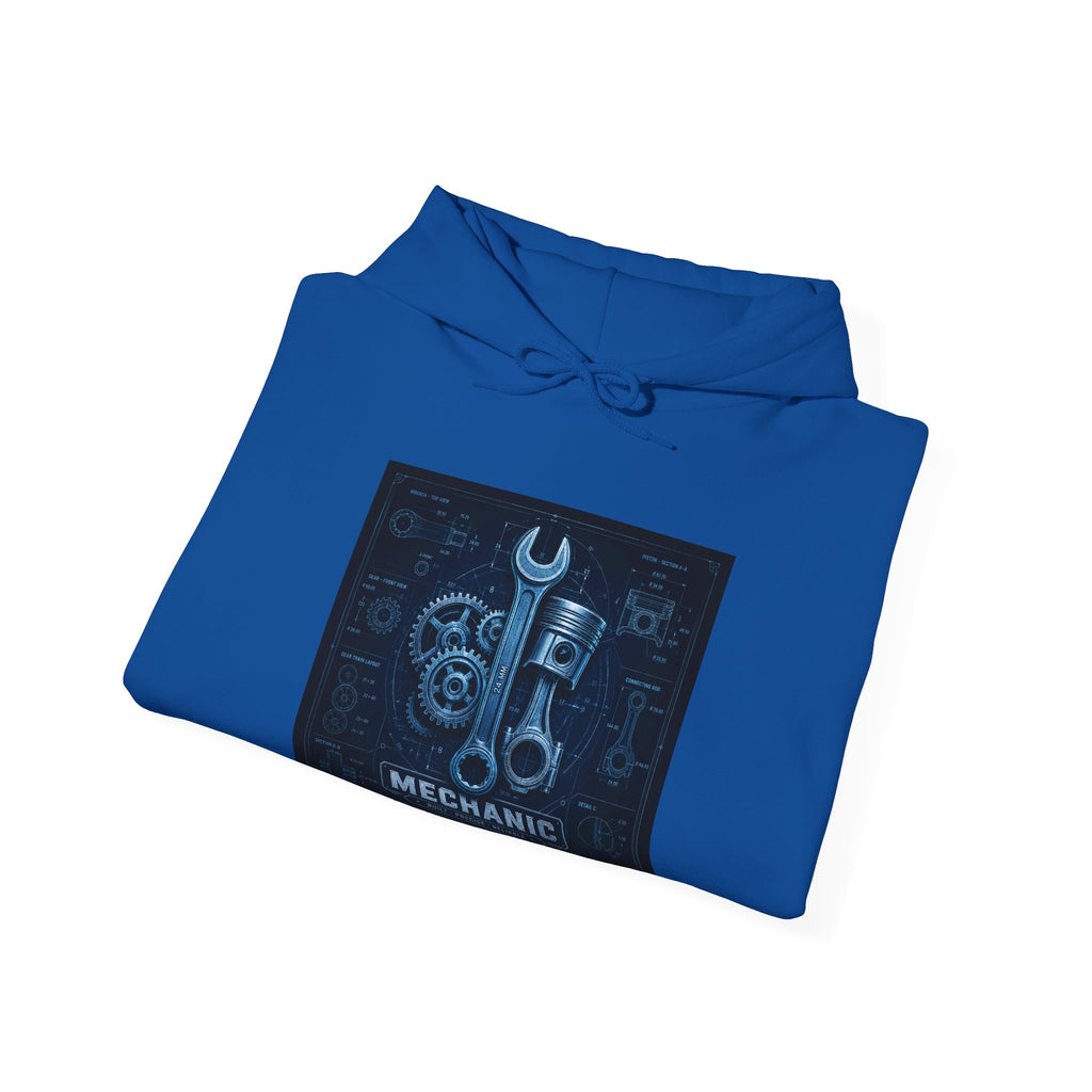 Mechanic Blueprint Hoodie