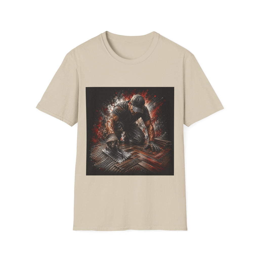 Tattooed Tiler At Work Classic Tee